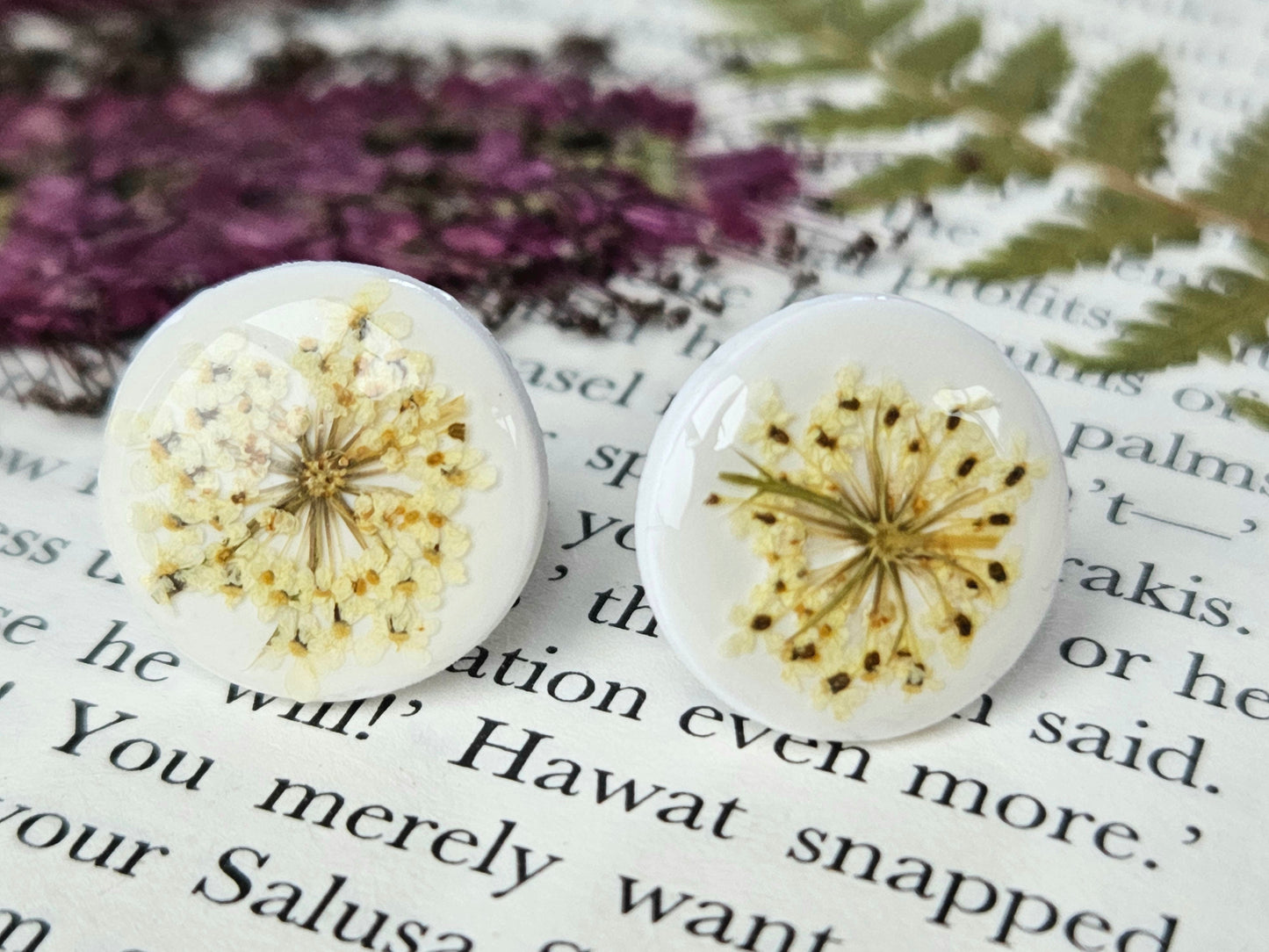 Dried Flower Studs