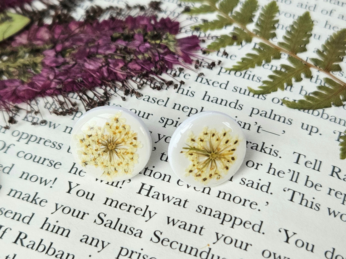 Dried Flower Studs