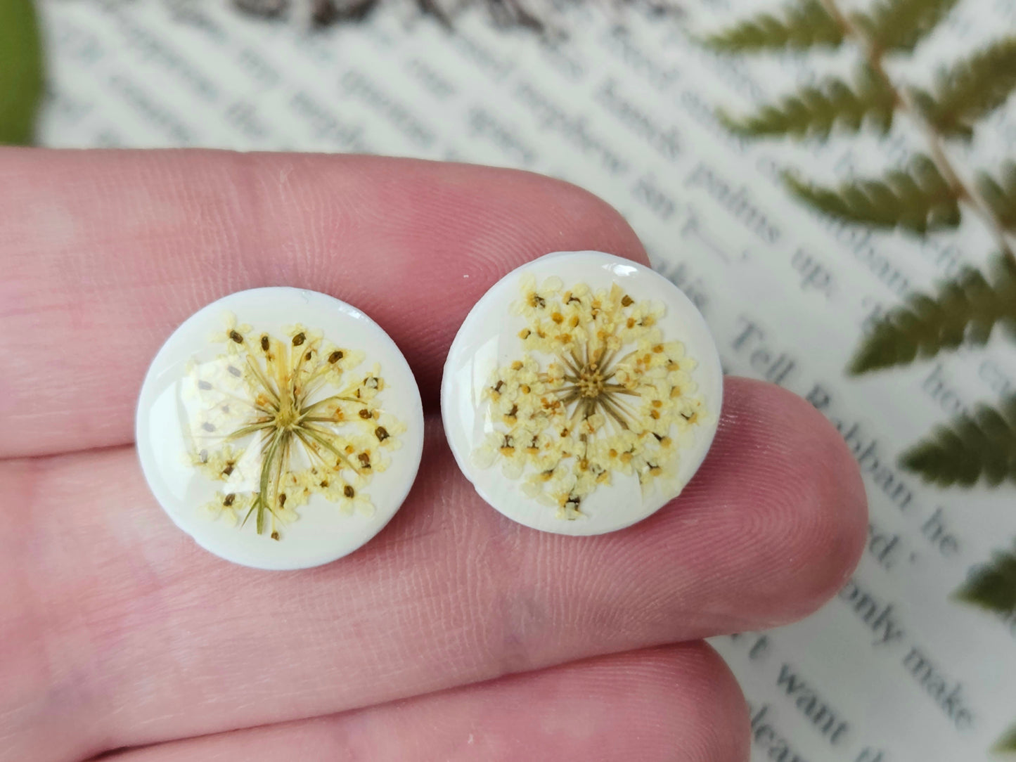 Dried Flower Studs