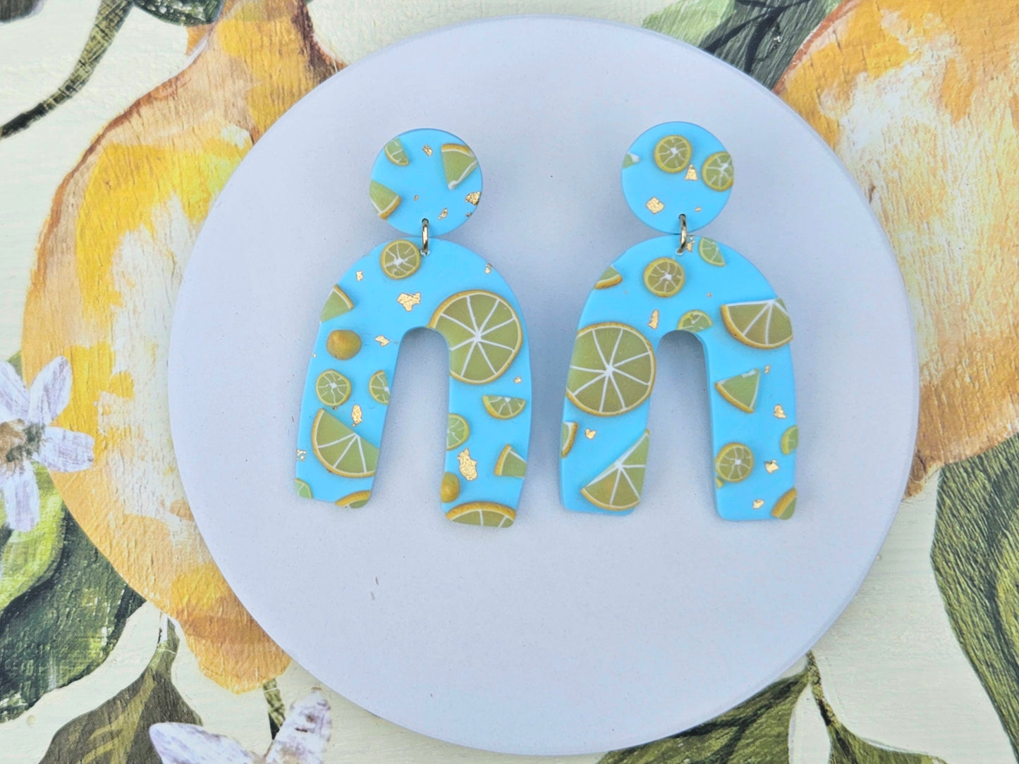 Lemon Arch Earrings