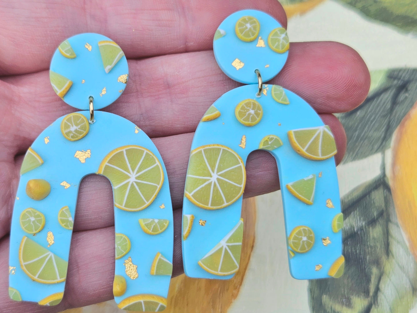 Lemon Arch Earrings