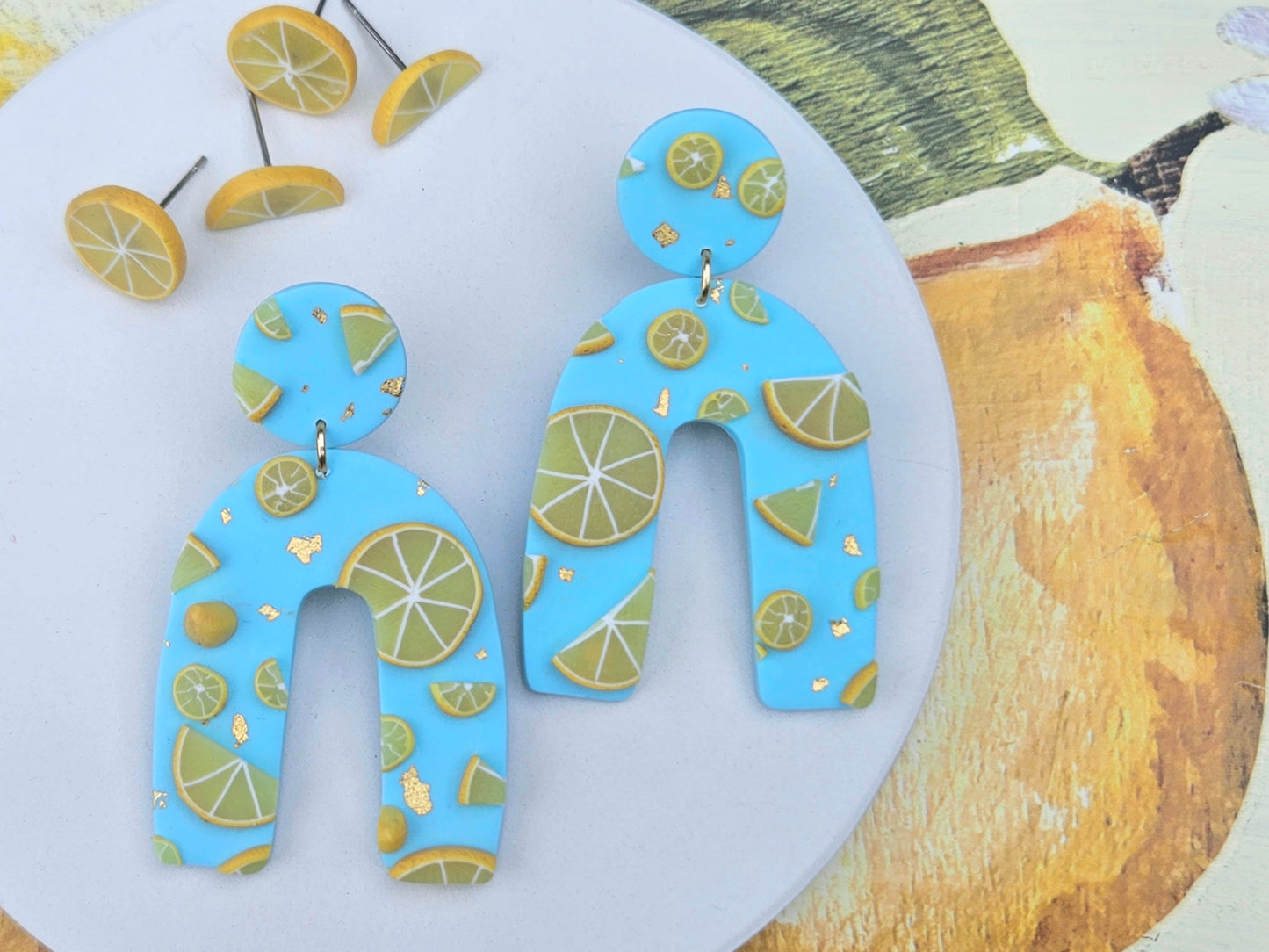 Lemon Arch Earrings