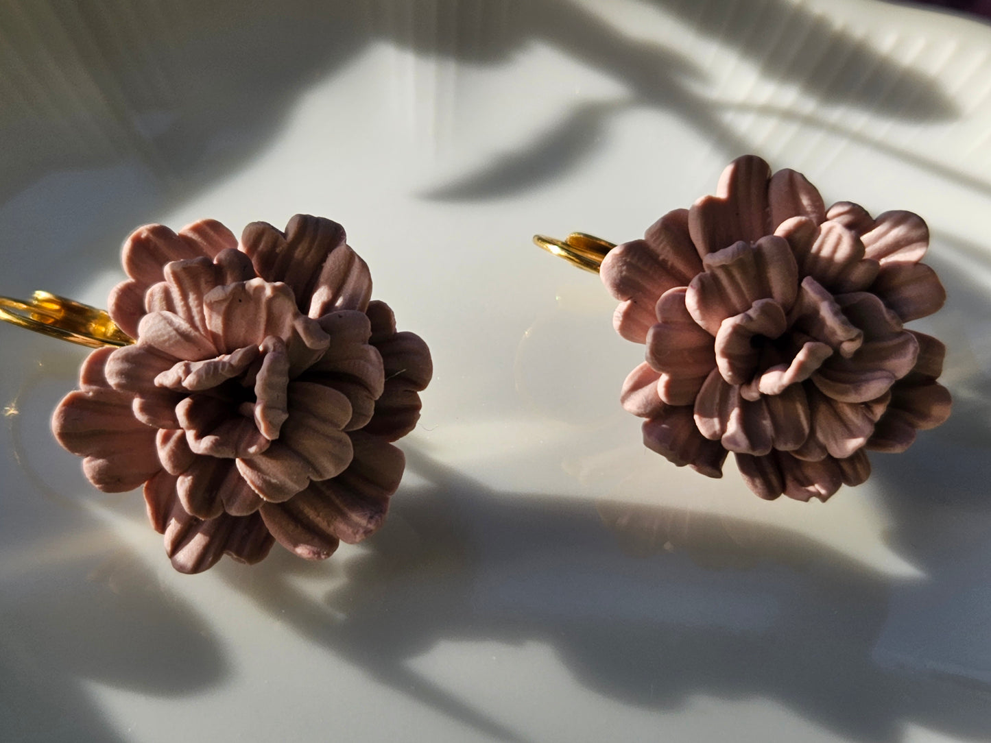 Carnation Dusty Pink Earrings