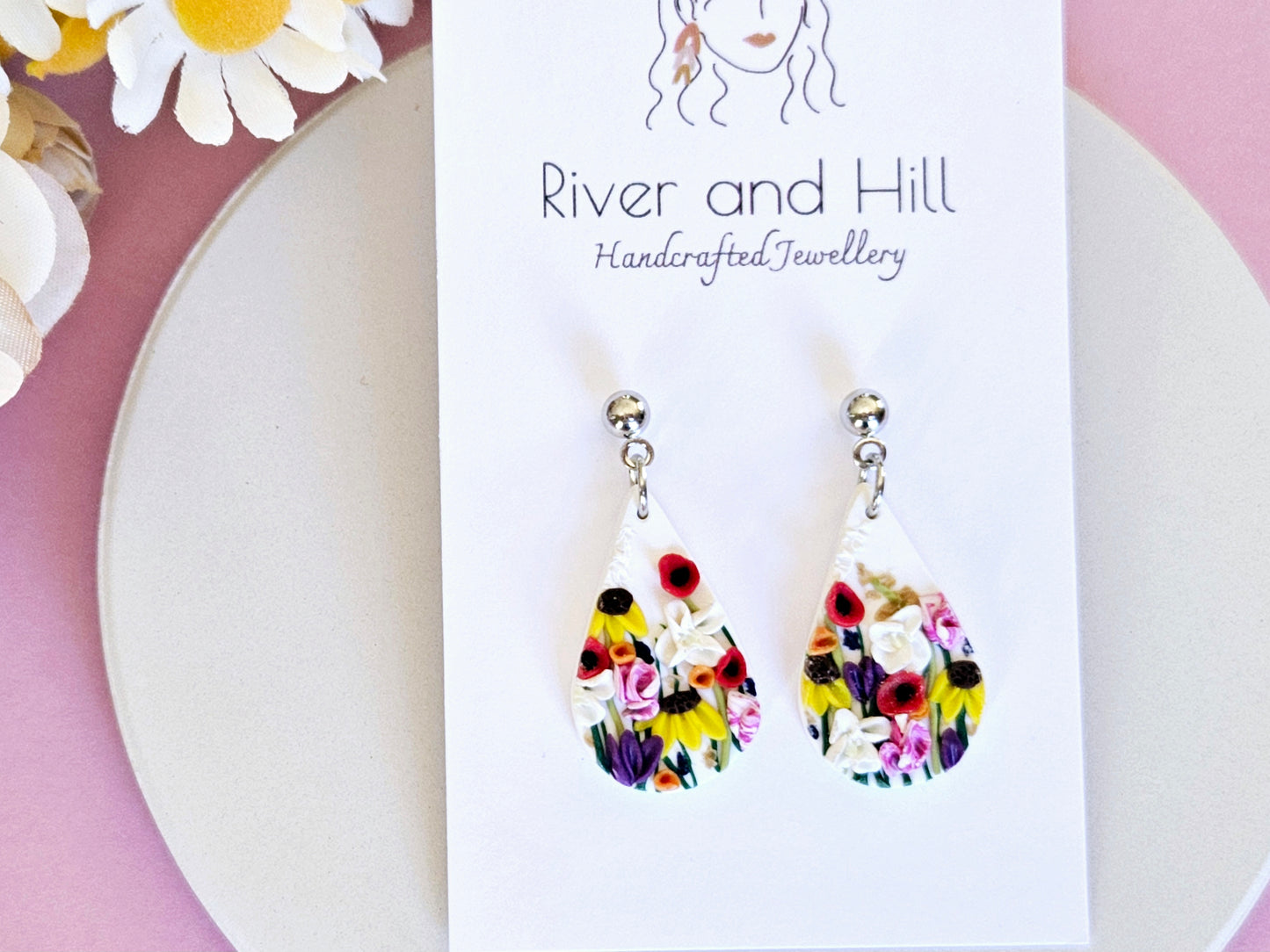 Meadow Droplet Earrings Small