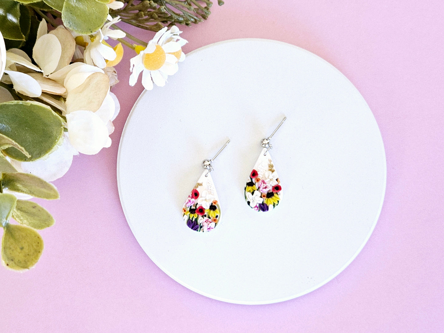 Meadow Droplet Earrings Small