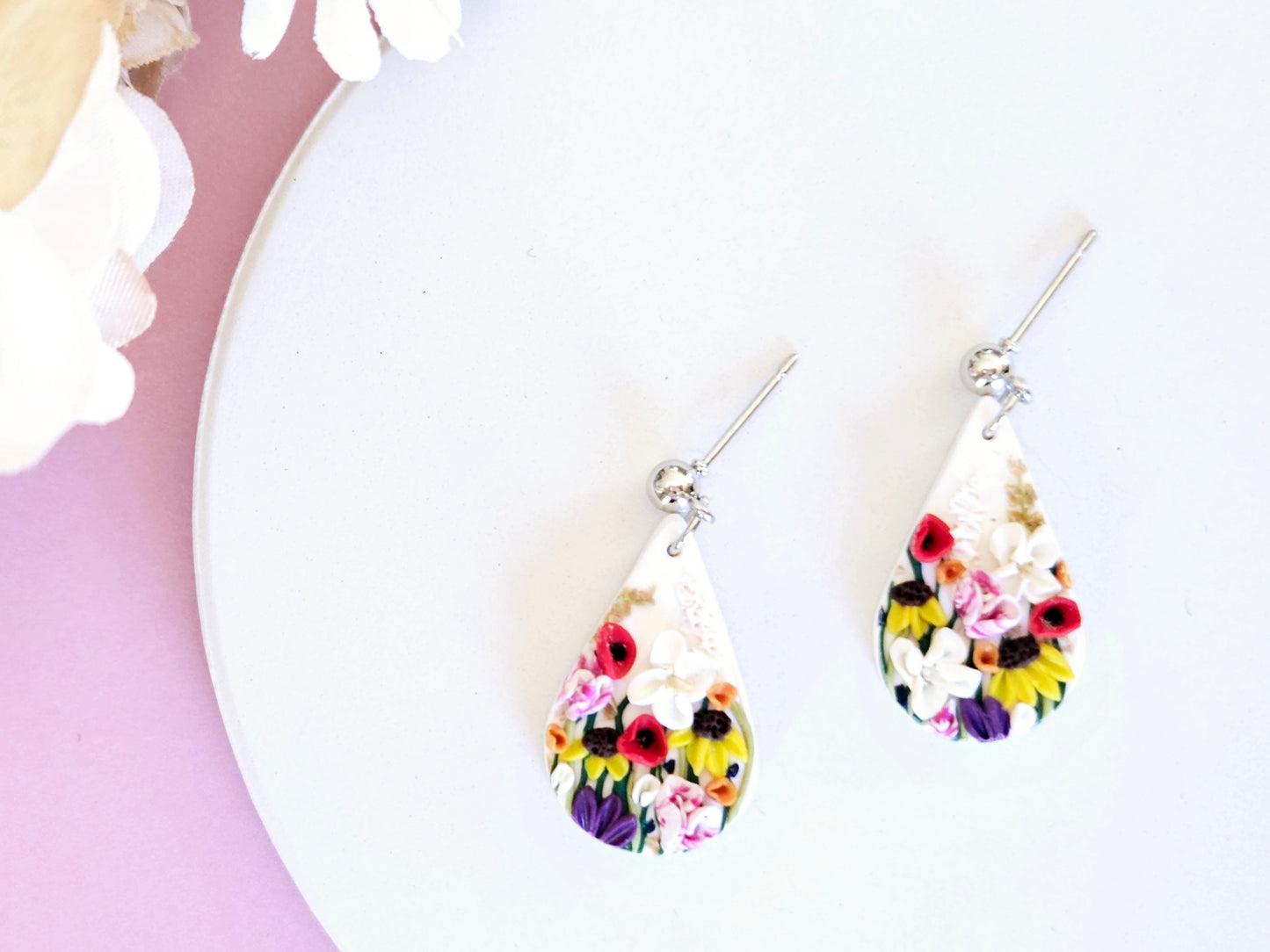 Meadow Droplet Earrings Small