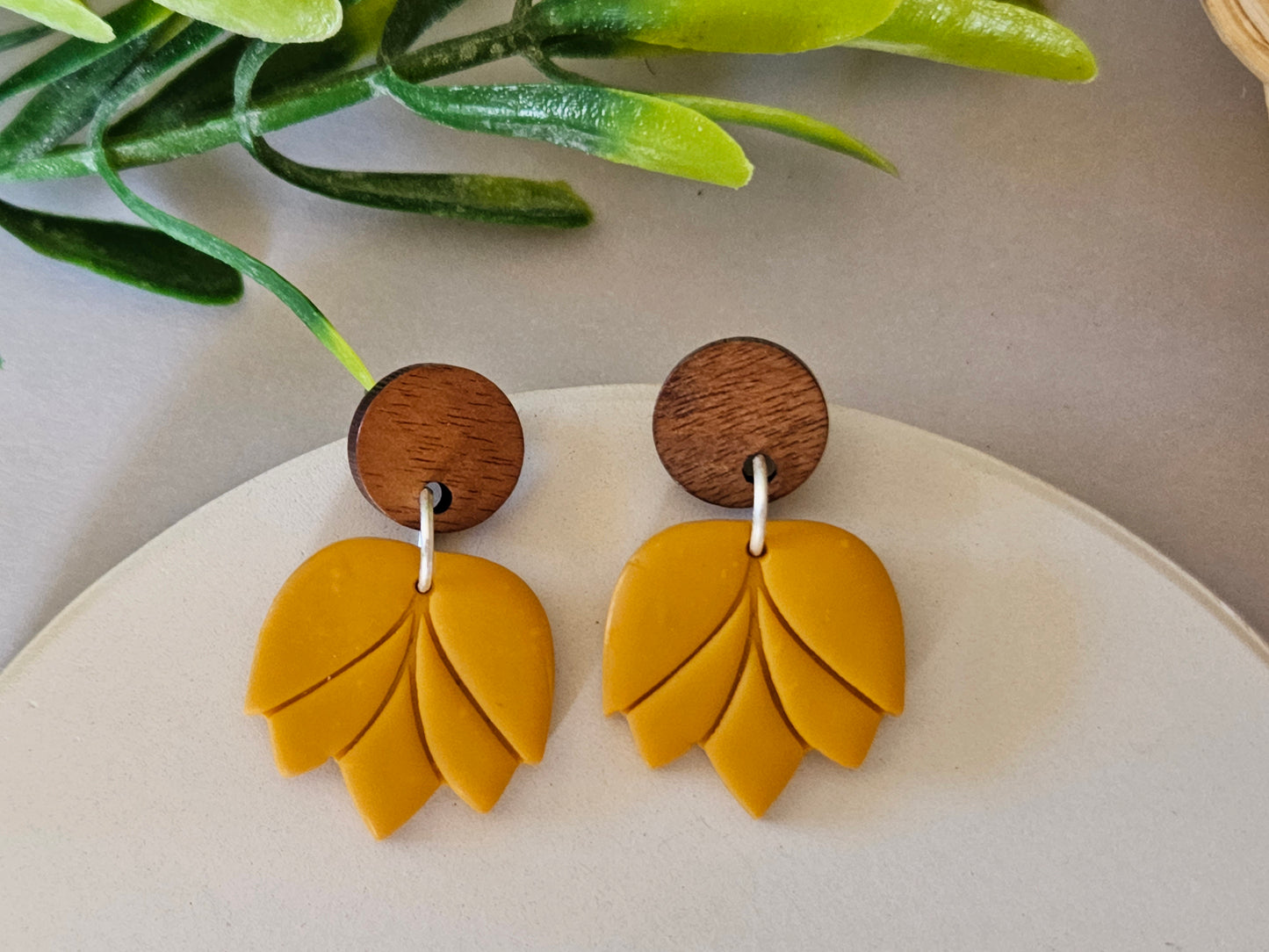 Accent Mustard Earrings