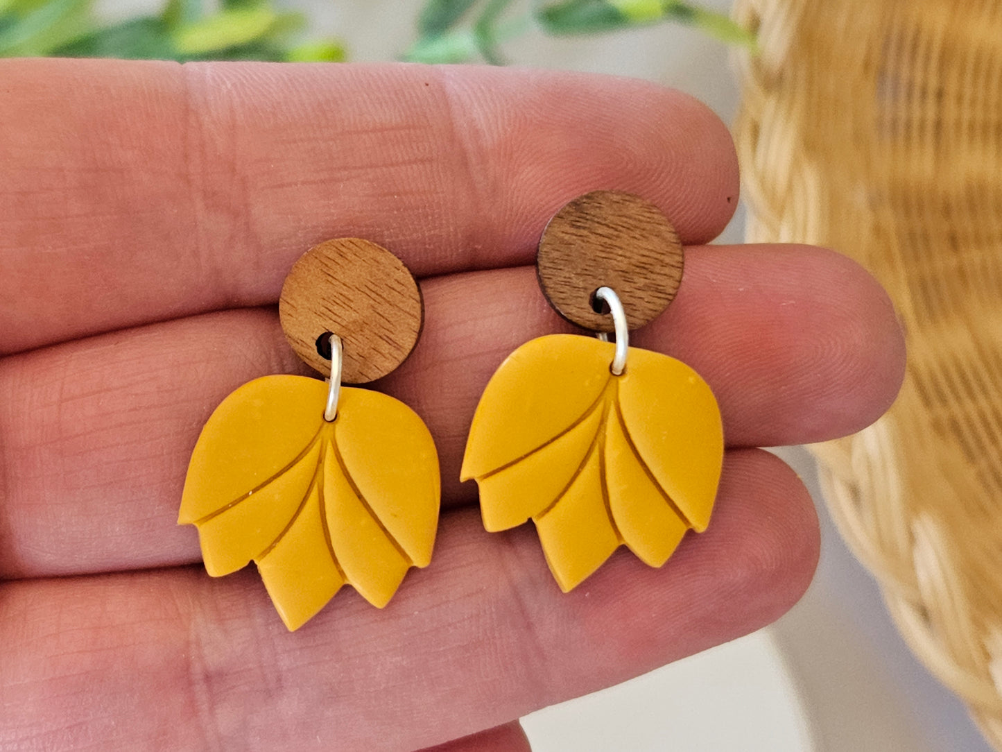 Accent Mustard Earrings