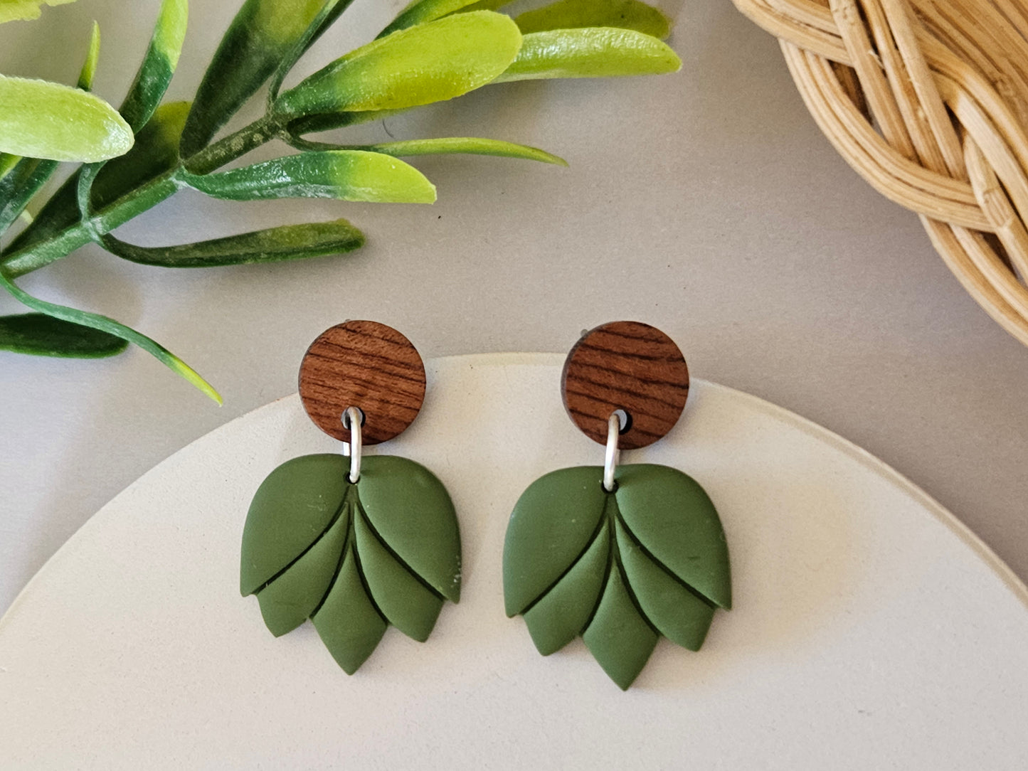 Accent Green Earrings