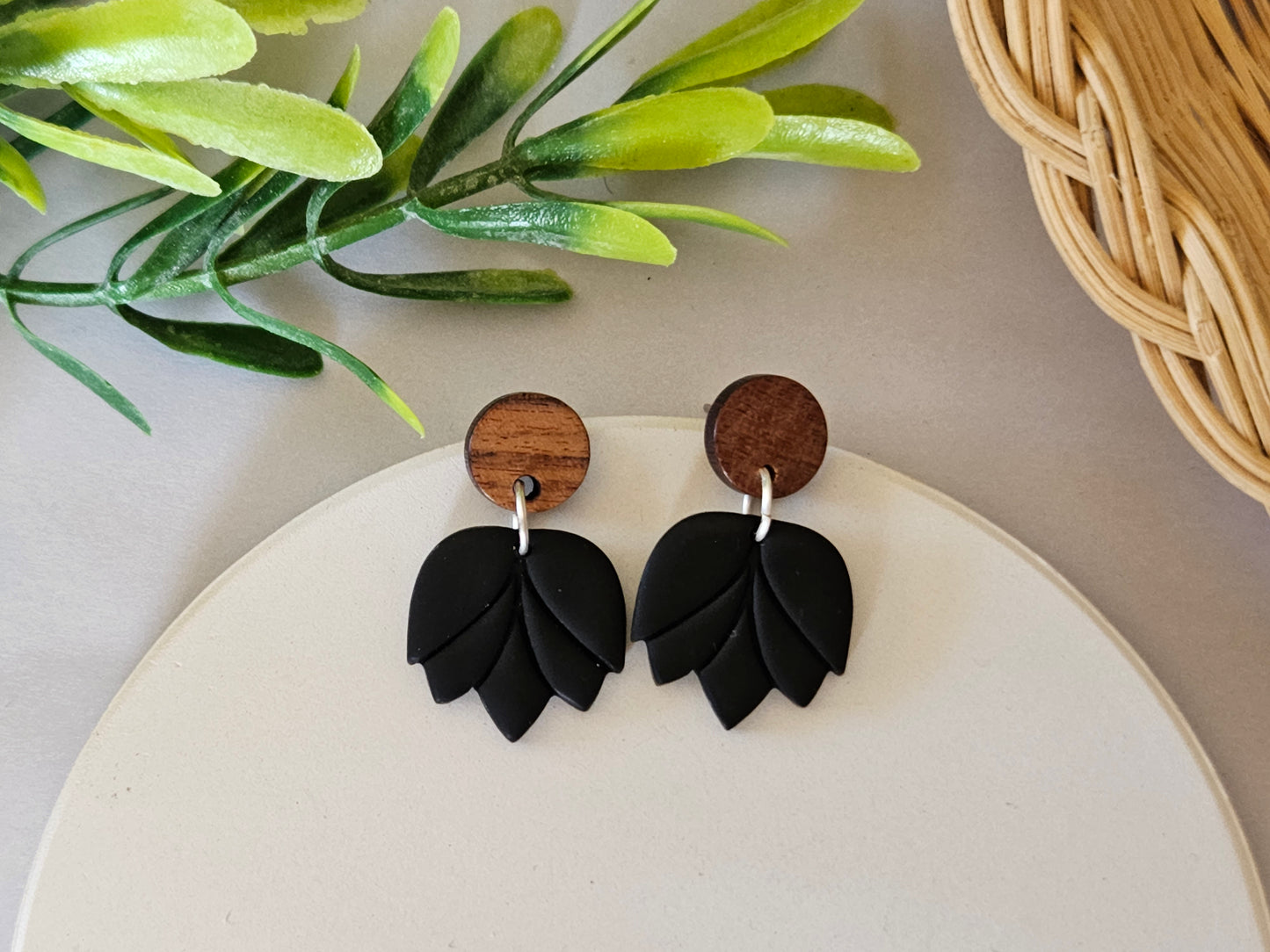 Accent Black Earrings