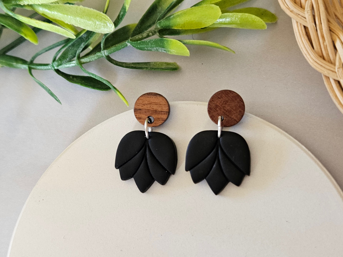 Accent Black Earrings