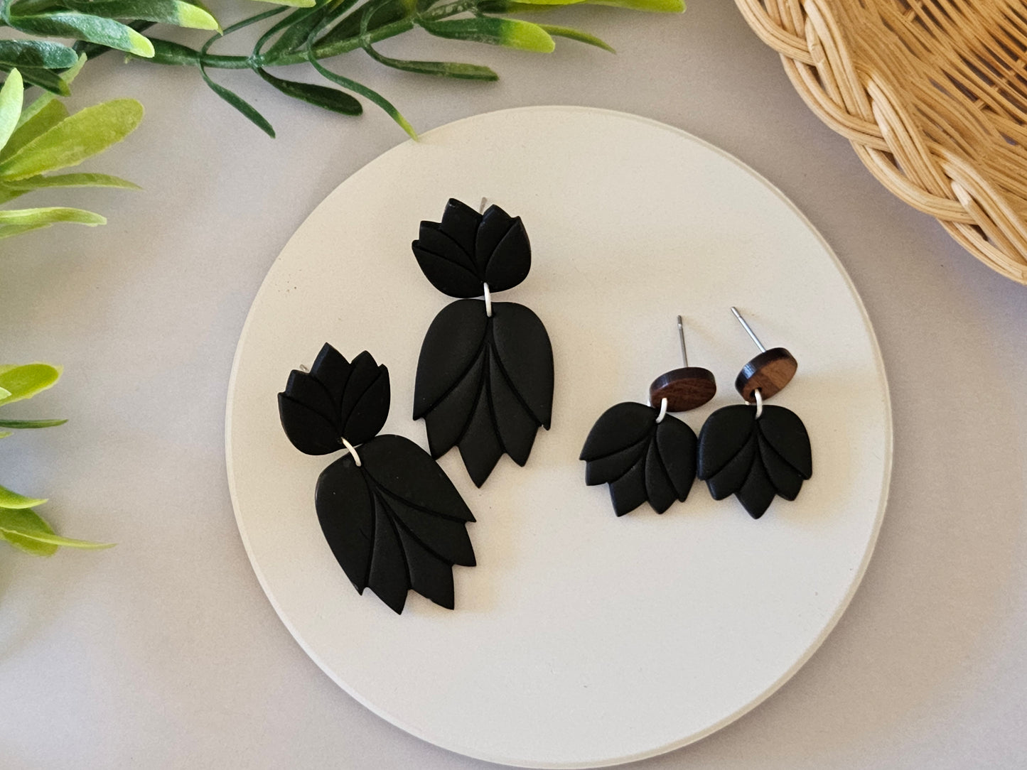 Accent Black Earrings