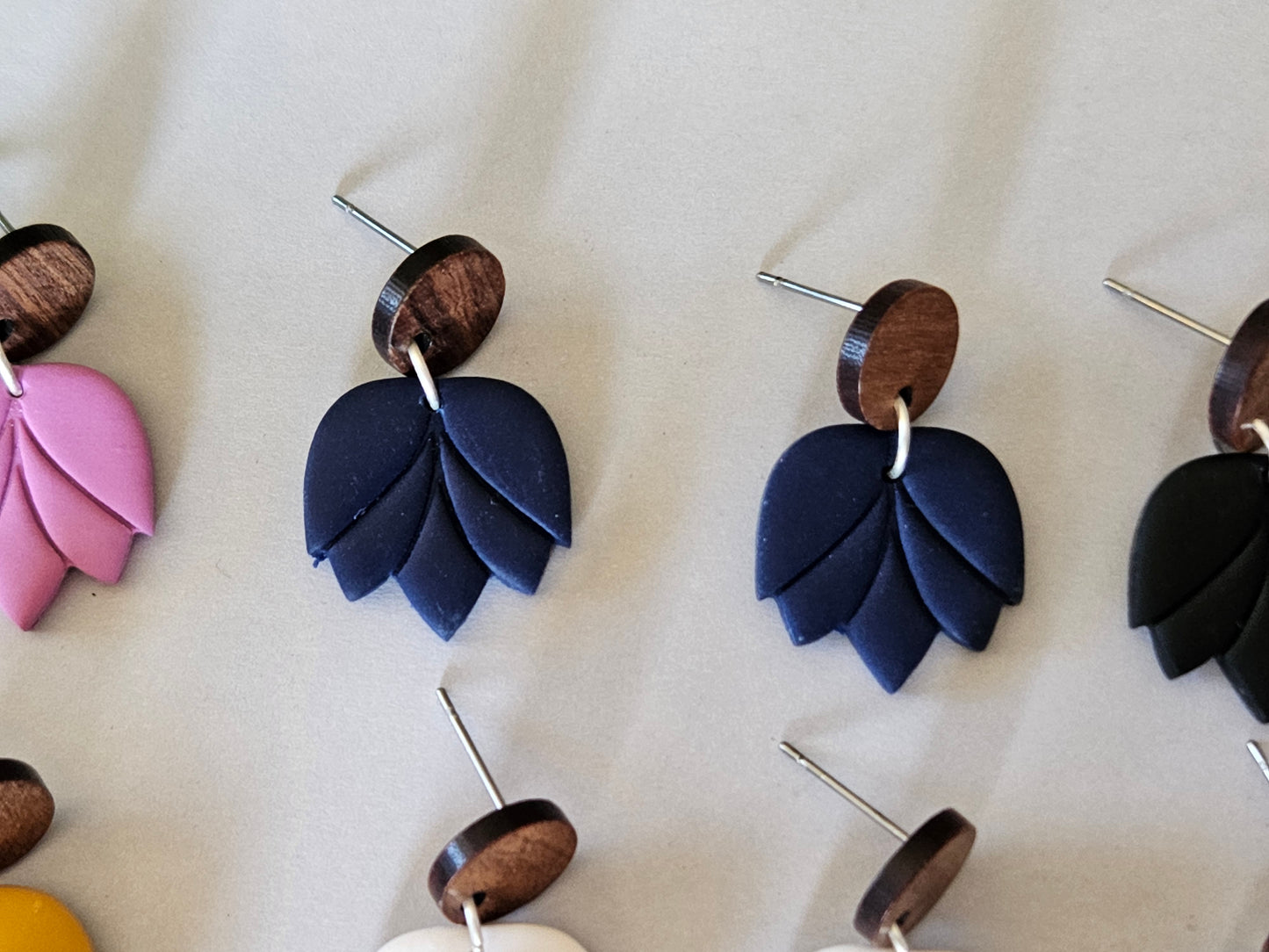 Accent Navy Earrings