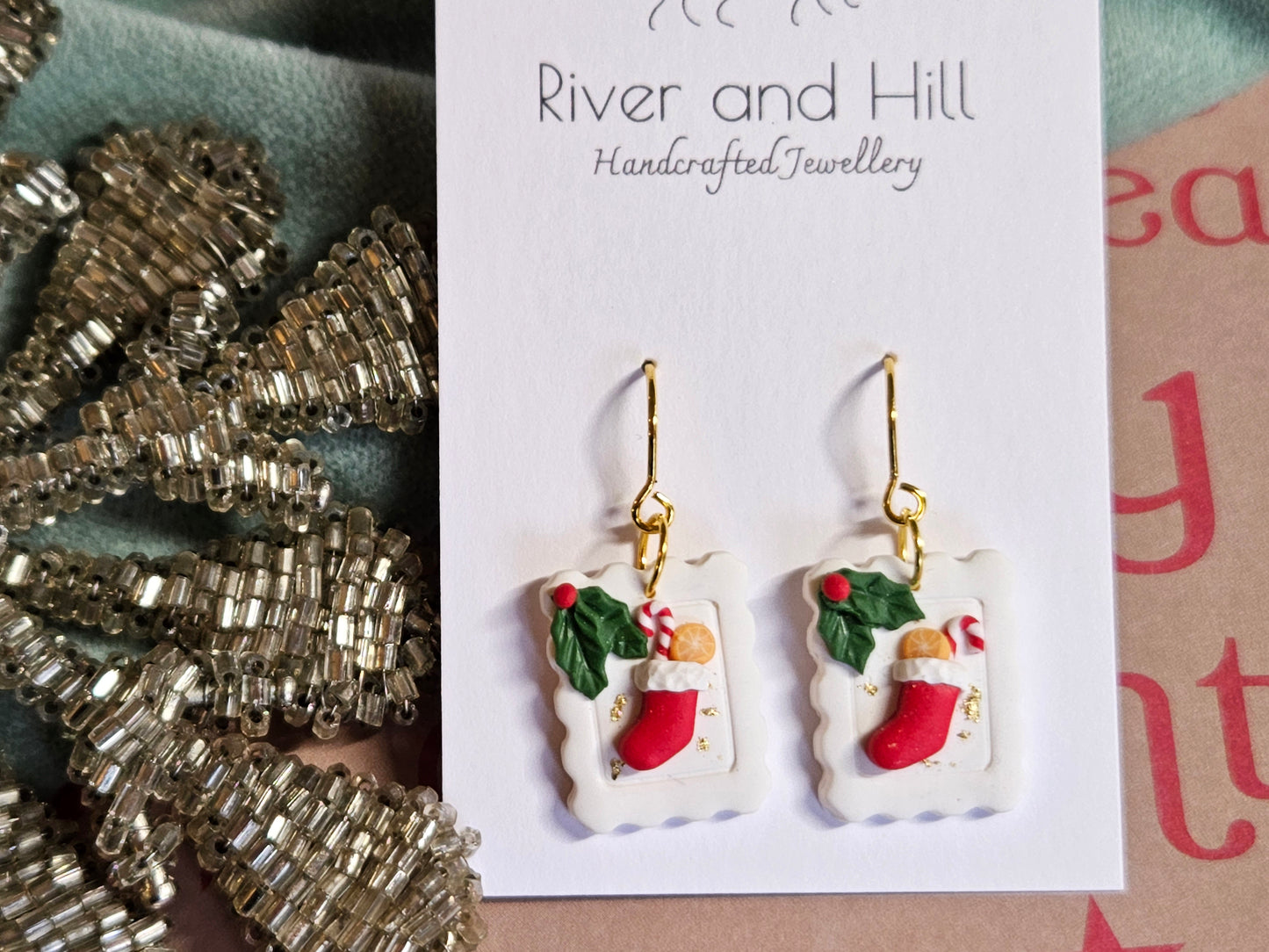 Christmas Small Stamp Earrings