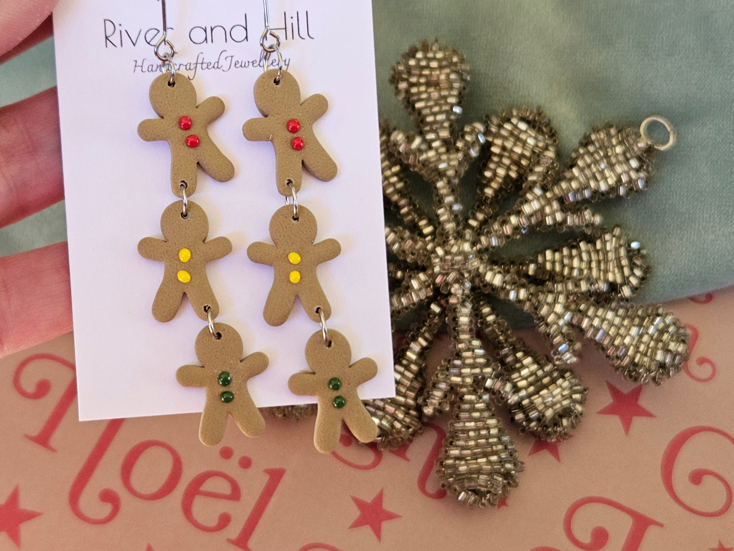 Christmas Gingerbread Men Dangles