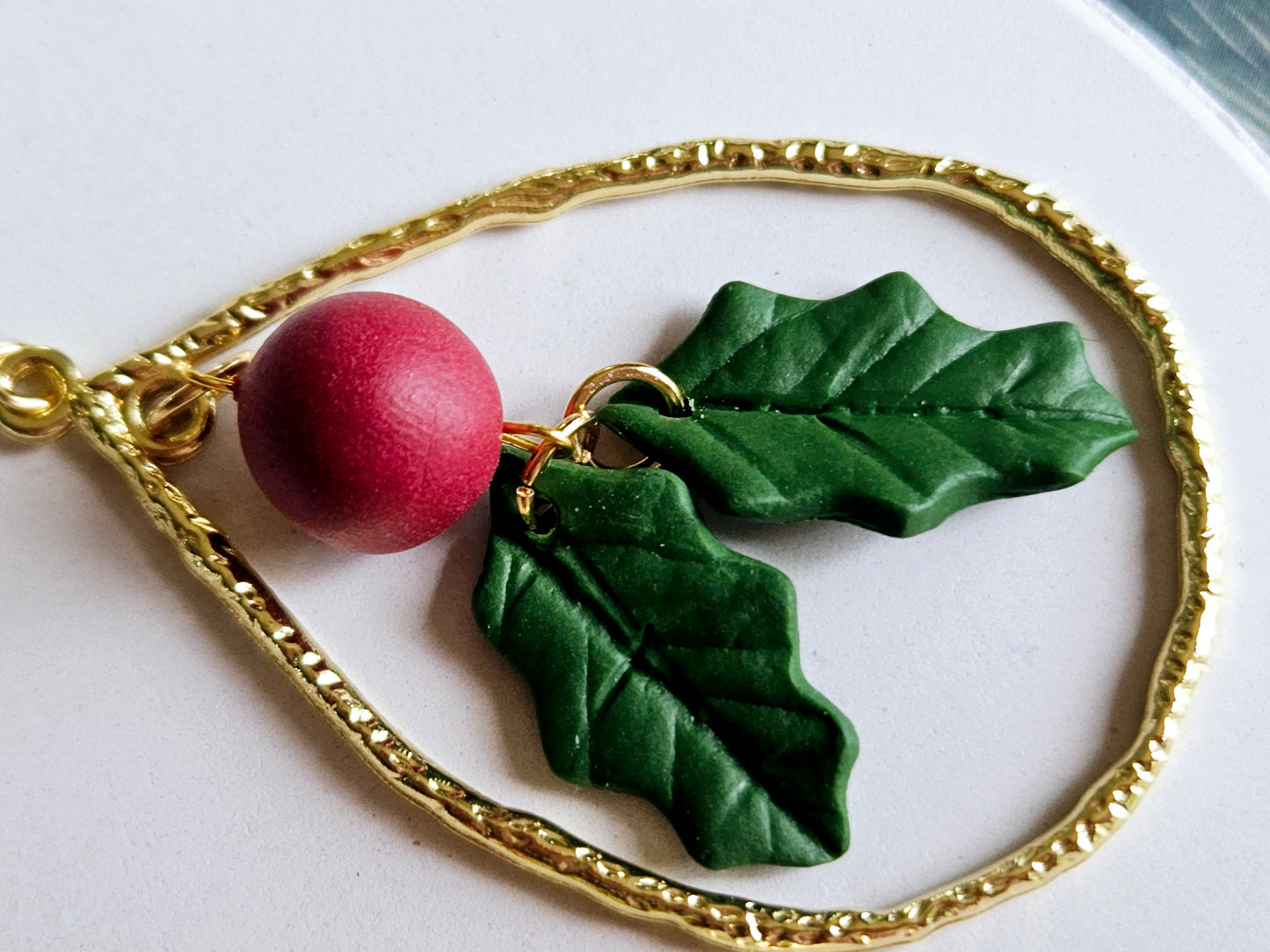 Christmas Mistletoe Earrings