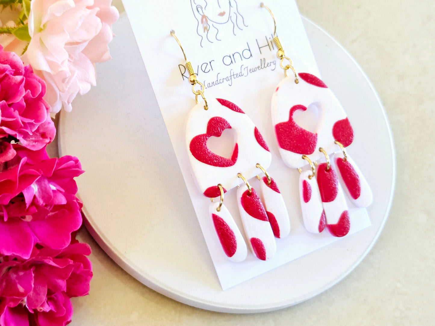 Hearts Collection Statement Dangles