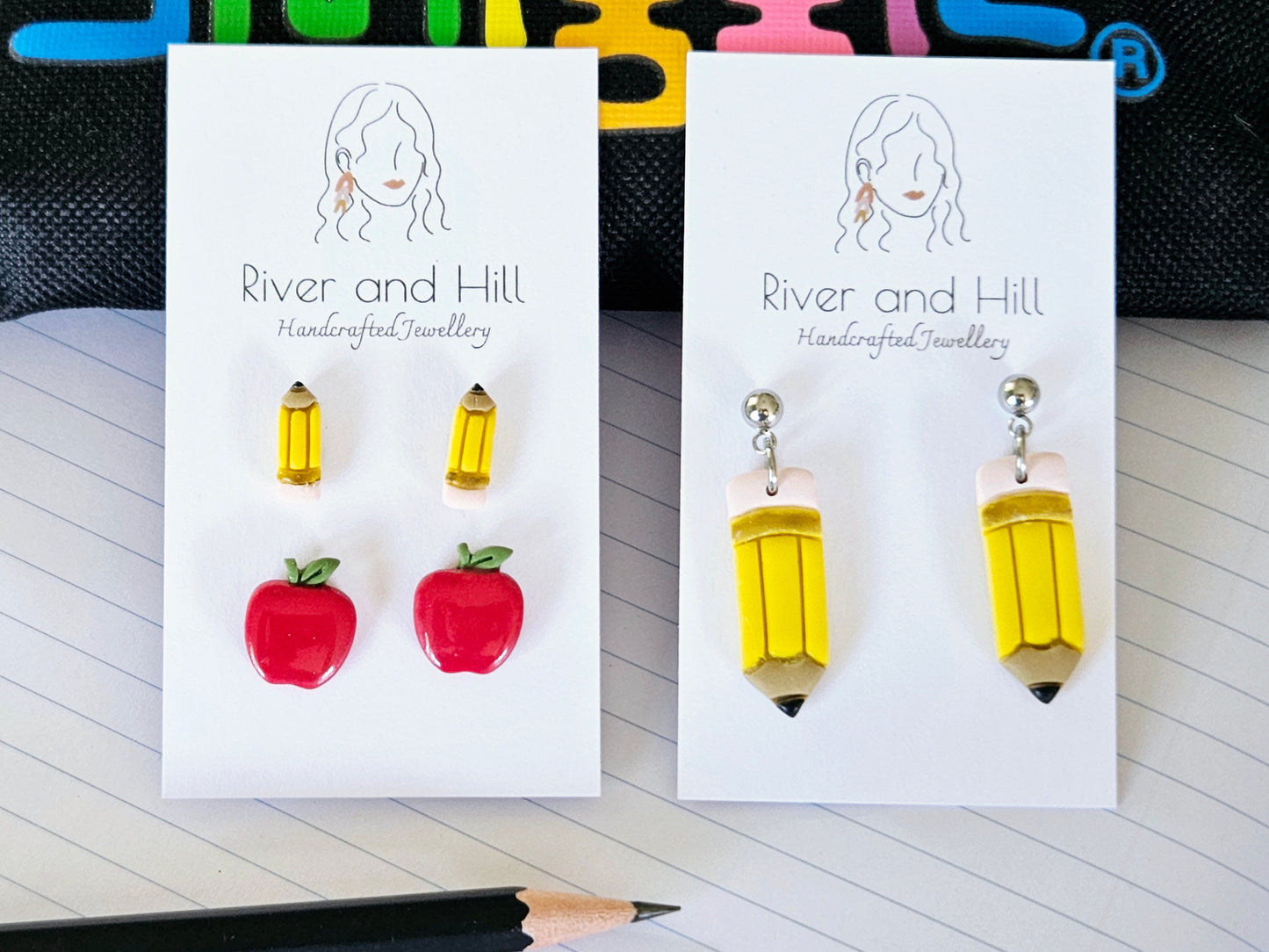 Back to School Pencil Earrings