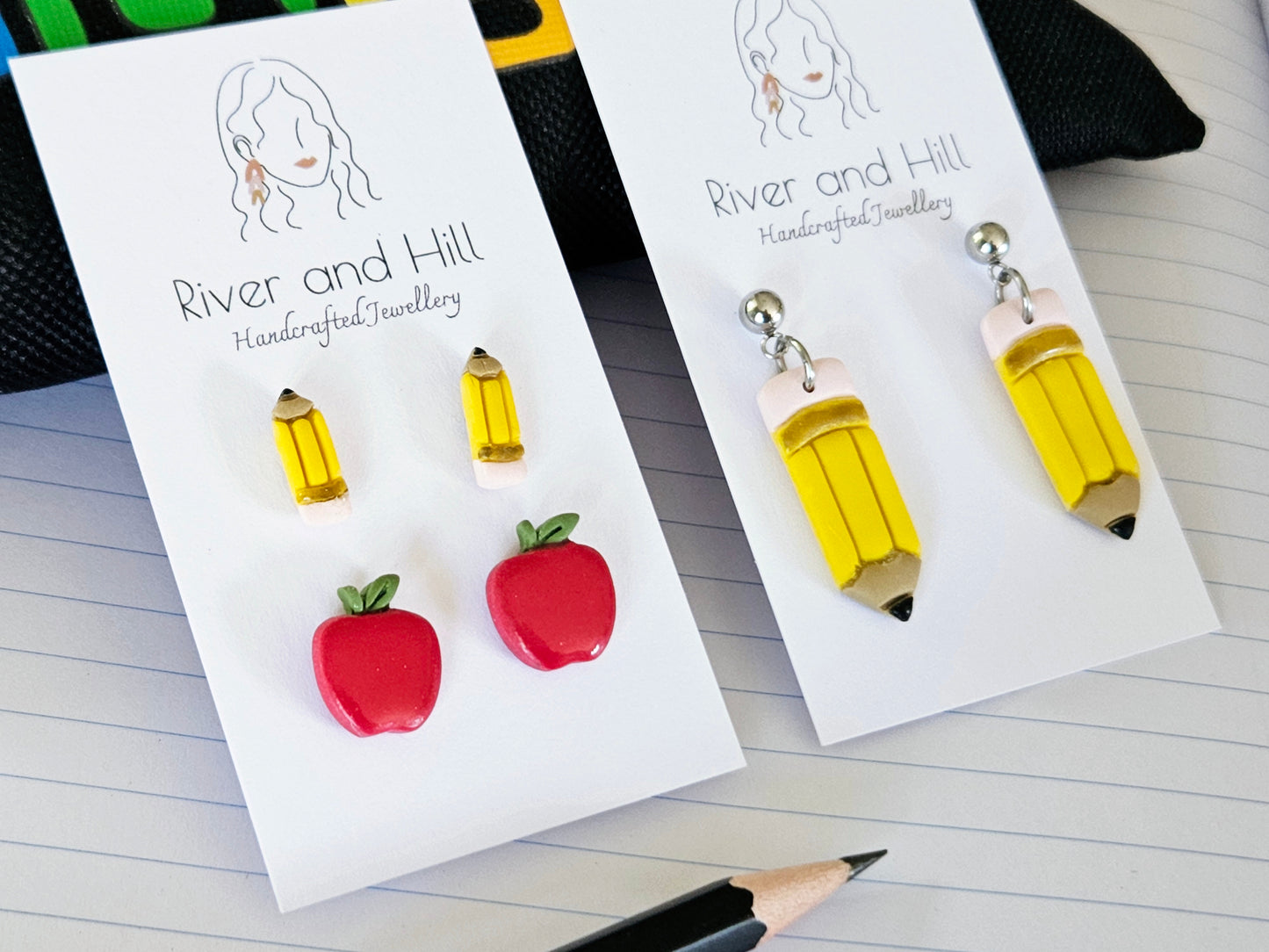 Back to School Pencil Earrings