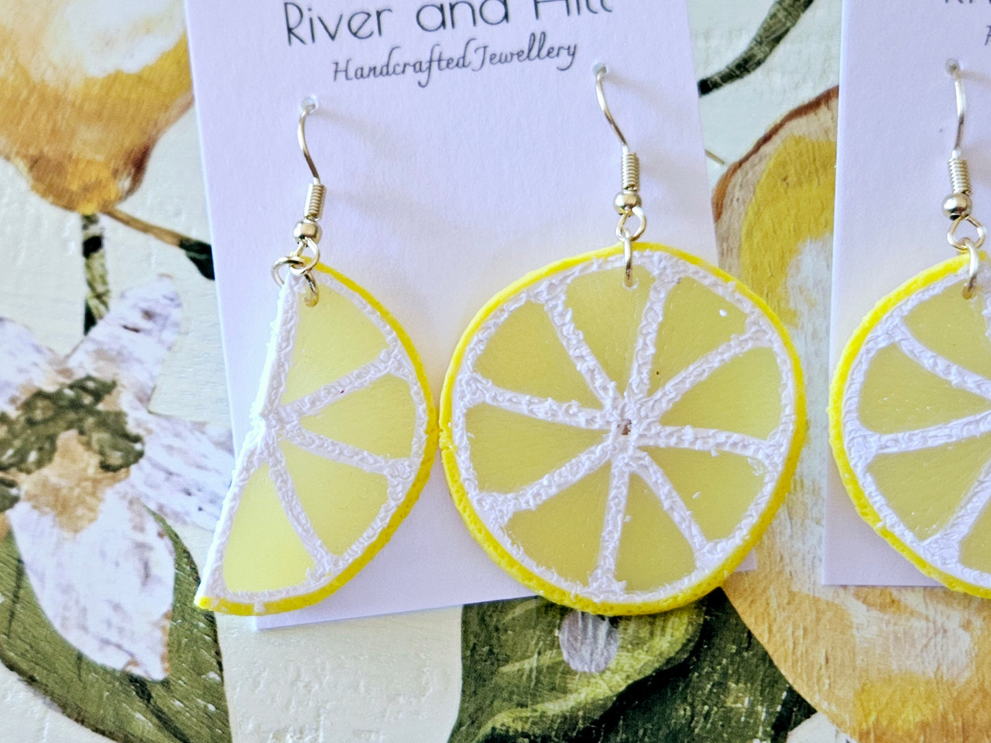 Lemon Slice Mixed Earrings