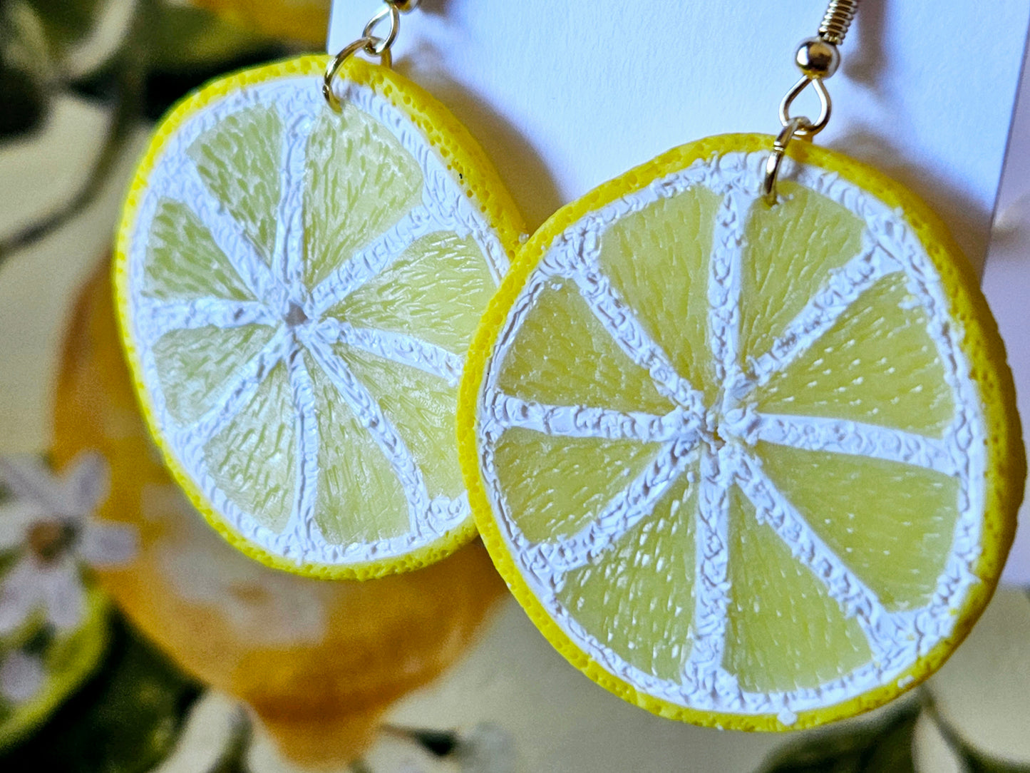 Lemon Slice Earrings