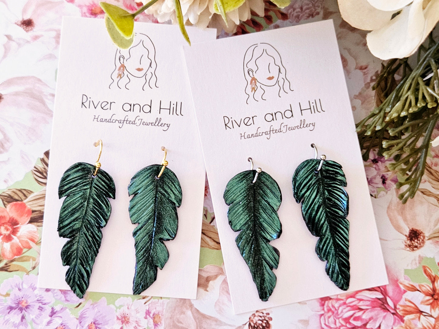 Tui Feather Earrings