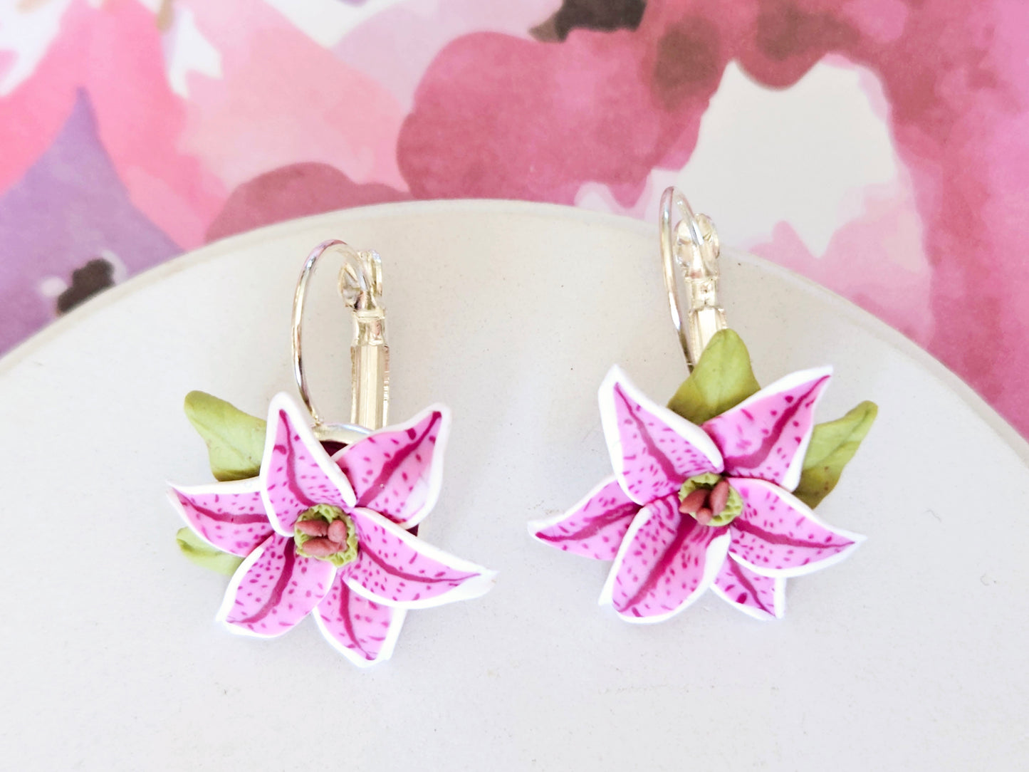 Stargazer Lily Earrings