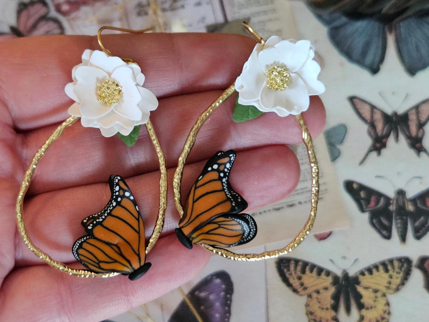 Monarch Statement Earrings