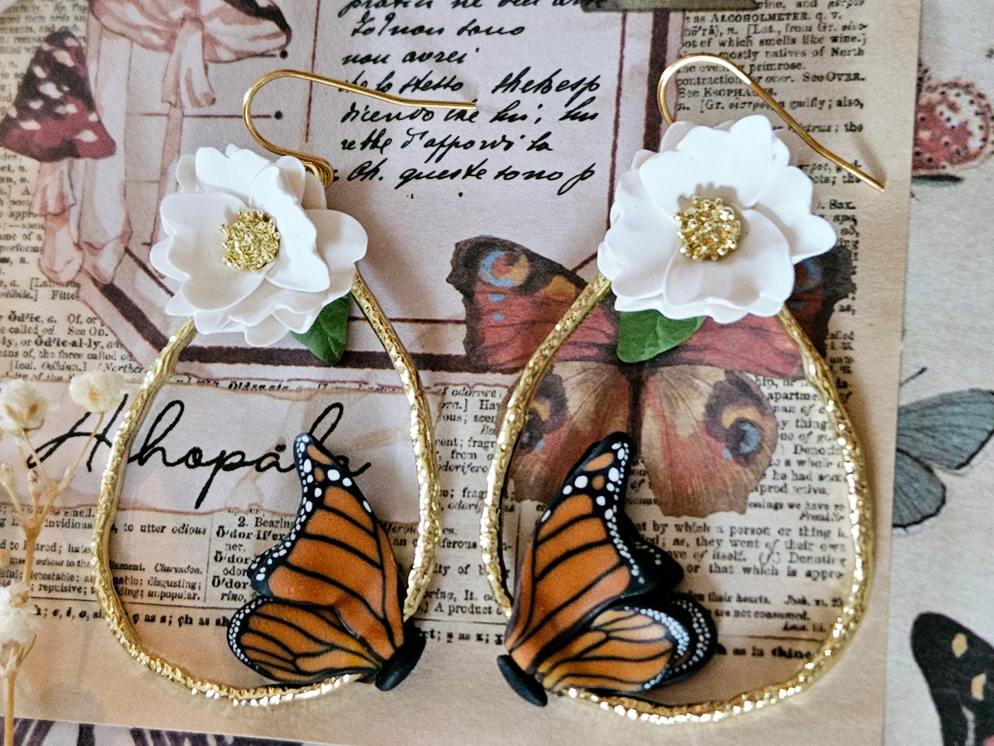 Monarch Statement Earrings