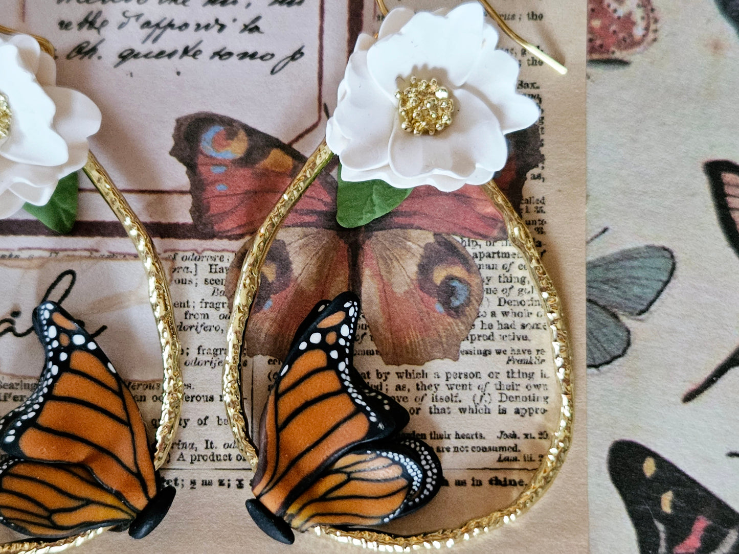 Monarch Statement Earrings