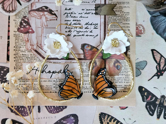 Monarch Statement Earrings