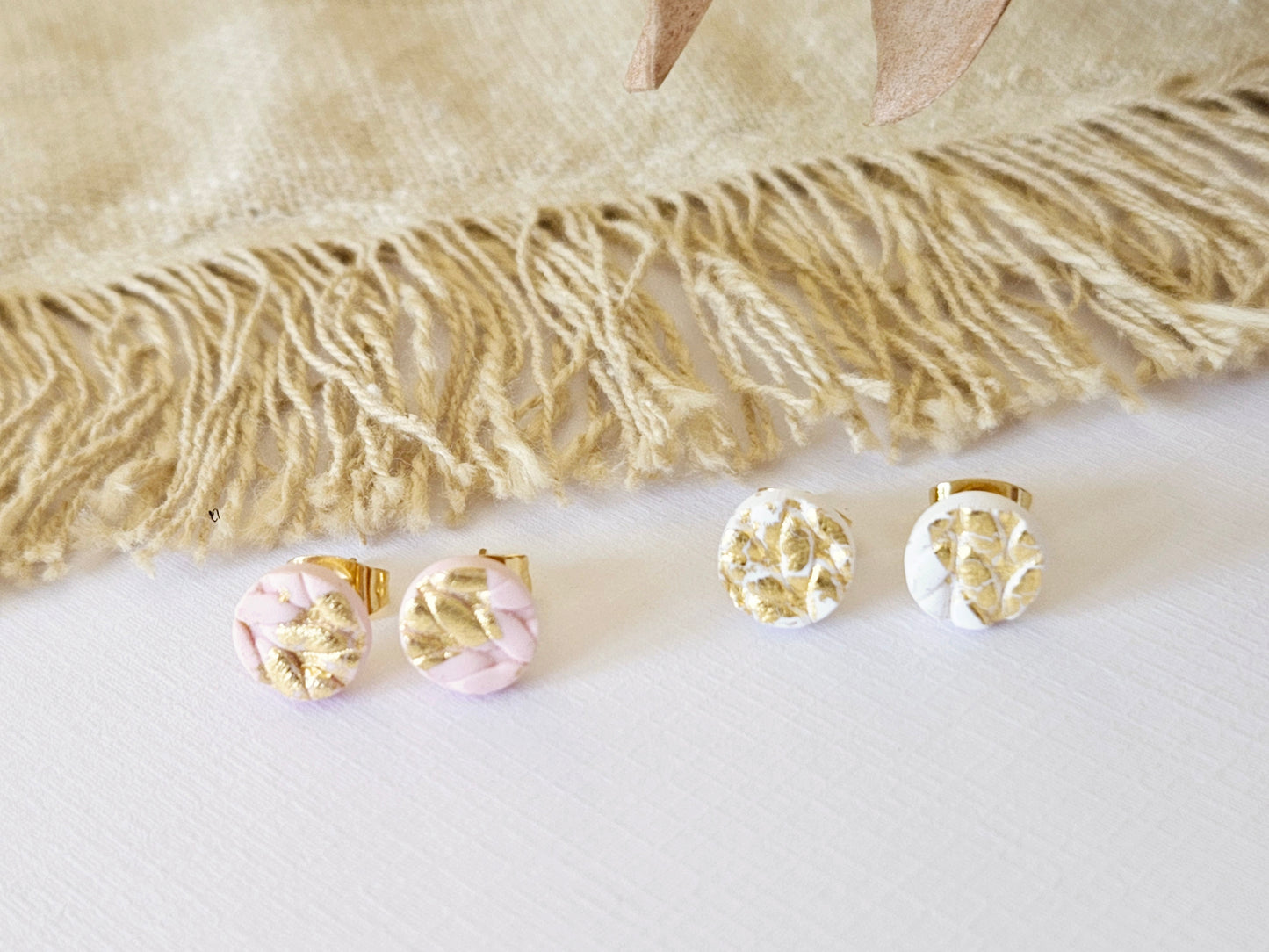 Knitted Clay Mini Stud Pack