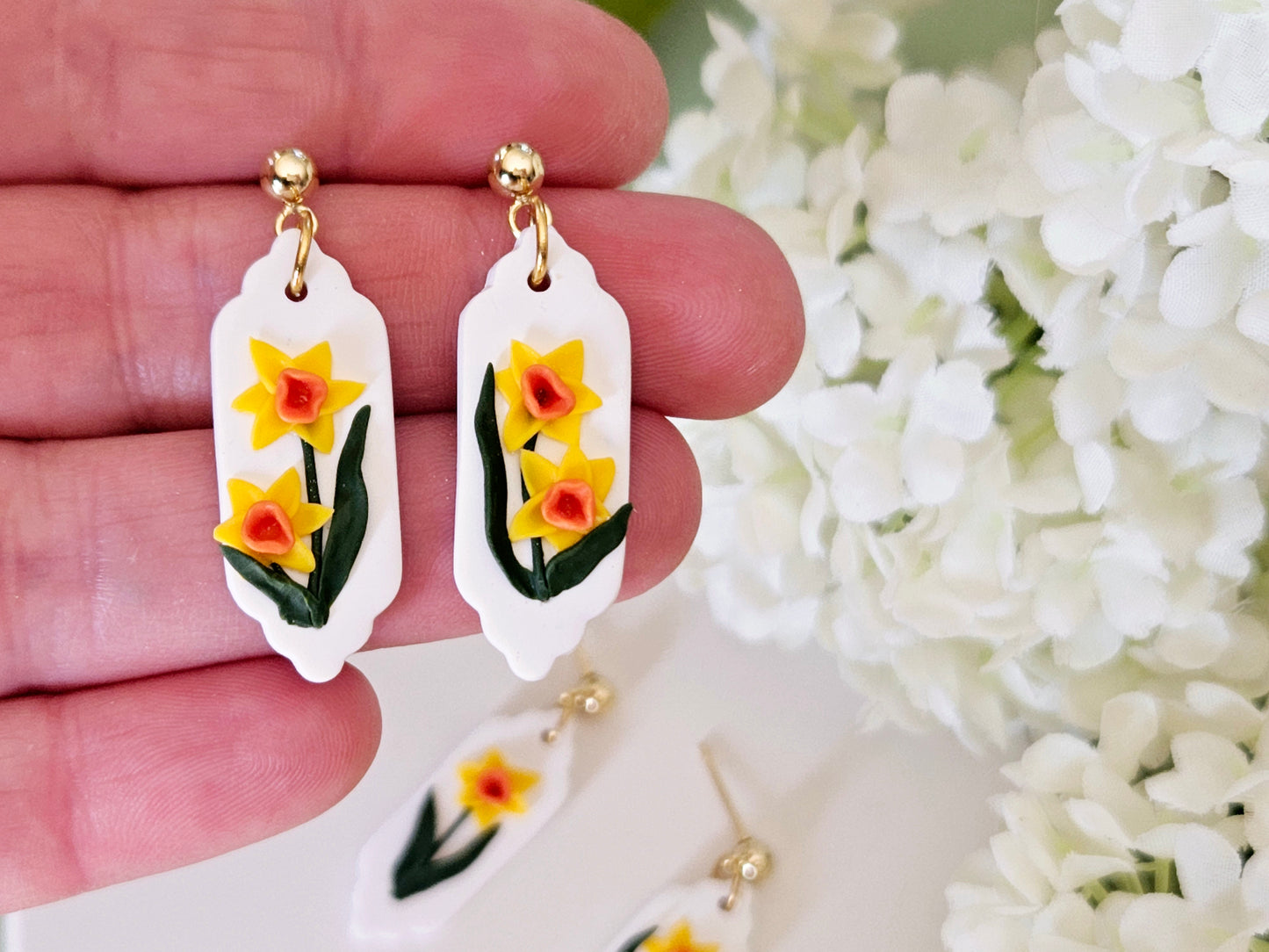 Daffodil Earrings