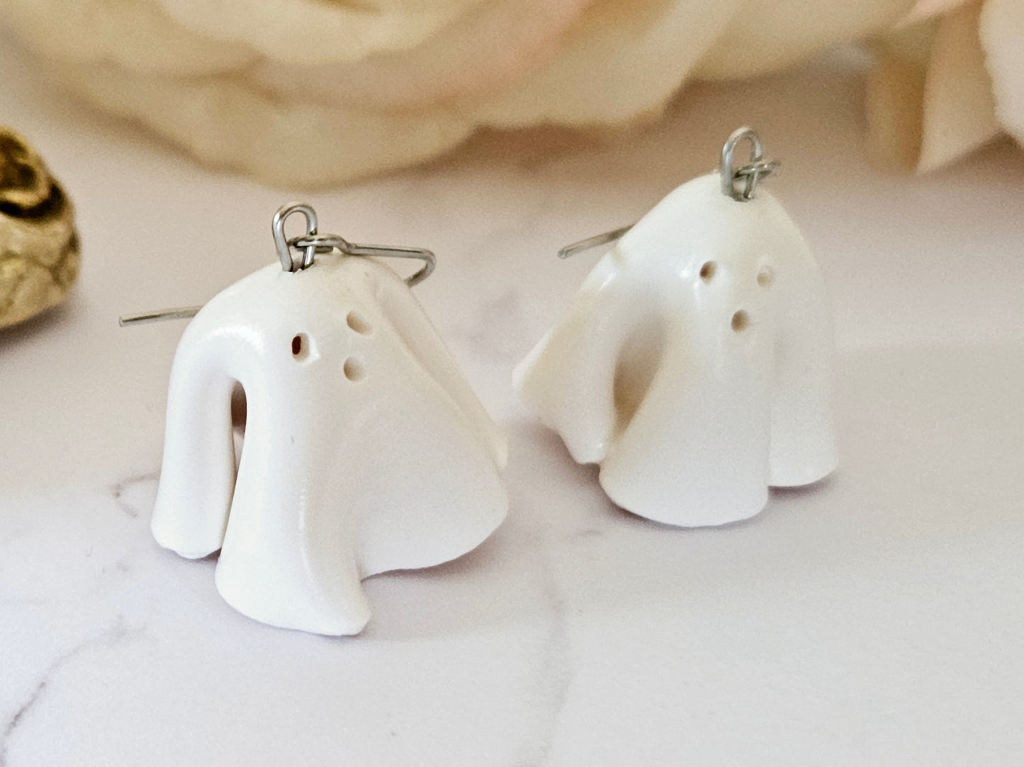 Haunted Halloween Ghost Earrings