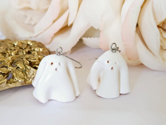 Haunted Halloween Ghost Earrings