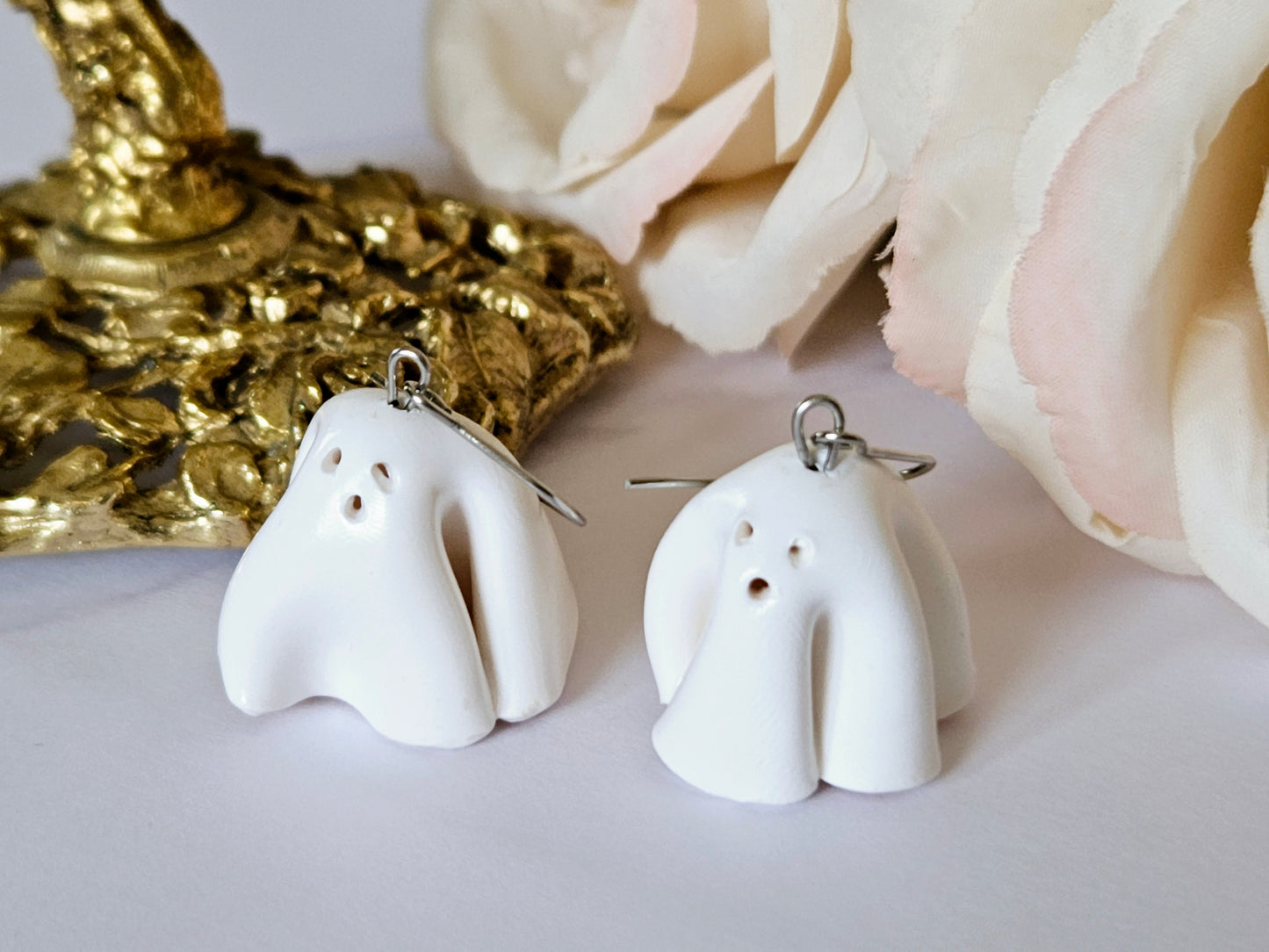 Haunted Halloween Ghost Earrings