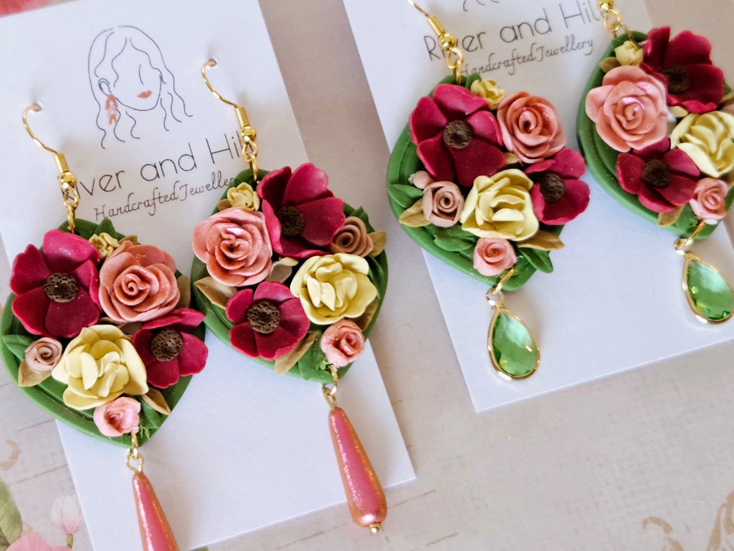 Floral Vintage Earrings