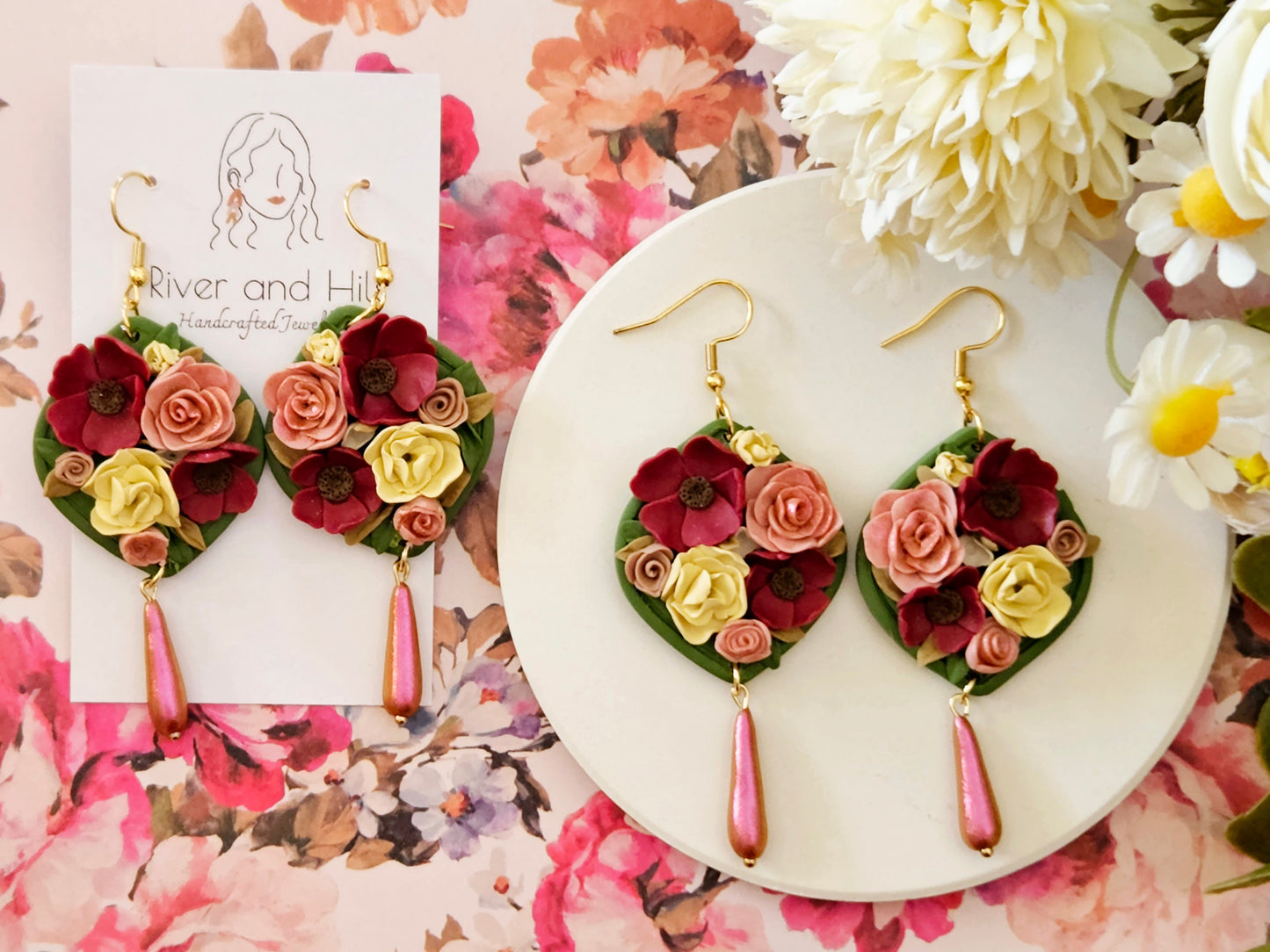 Floral Vintage Earrings