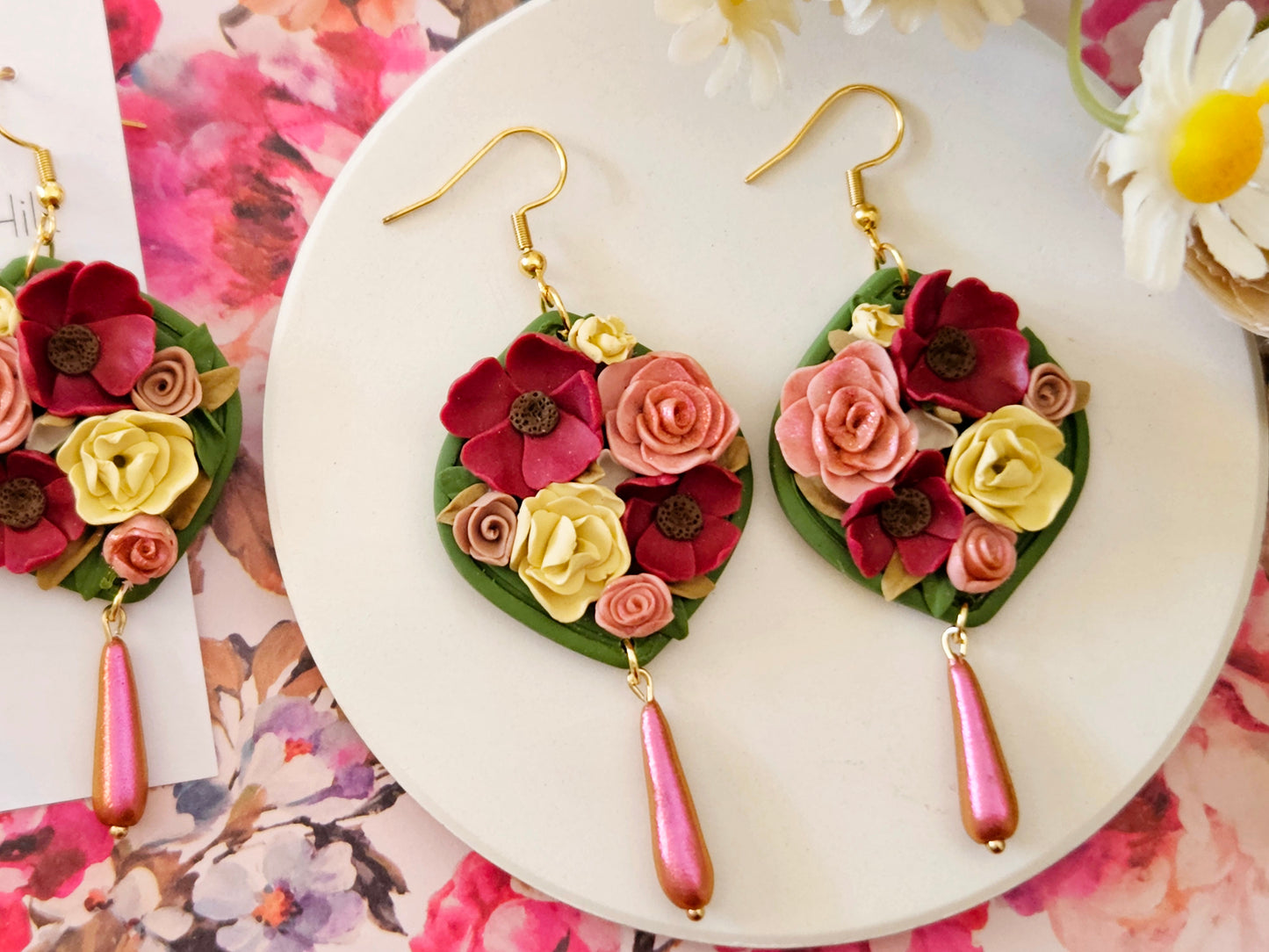 Floral Vintage Earrings