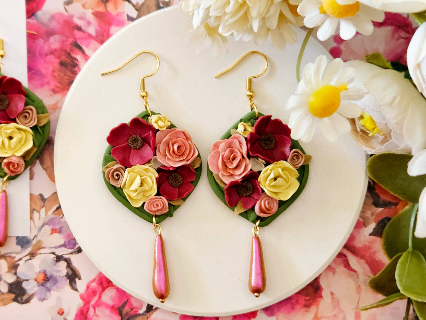 Floral Vintage Earrings