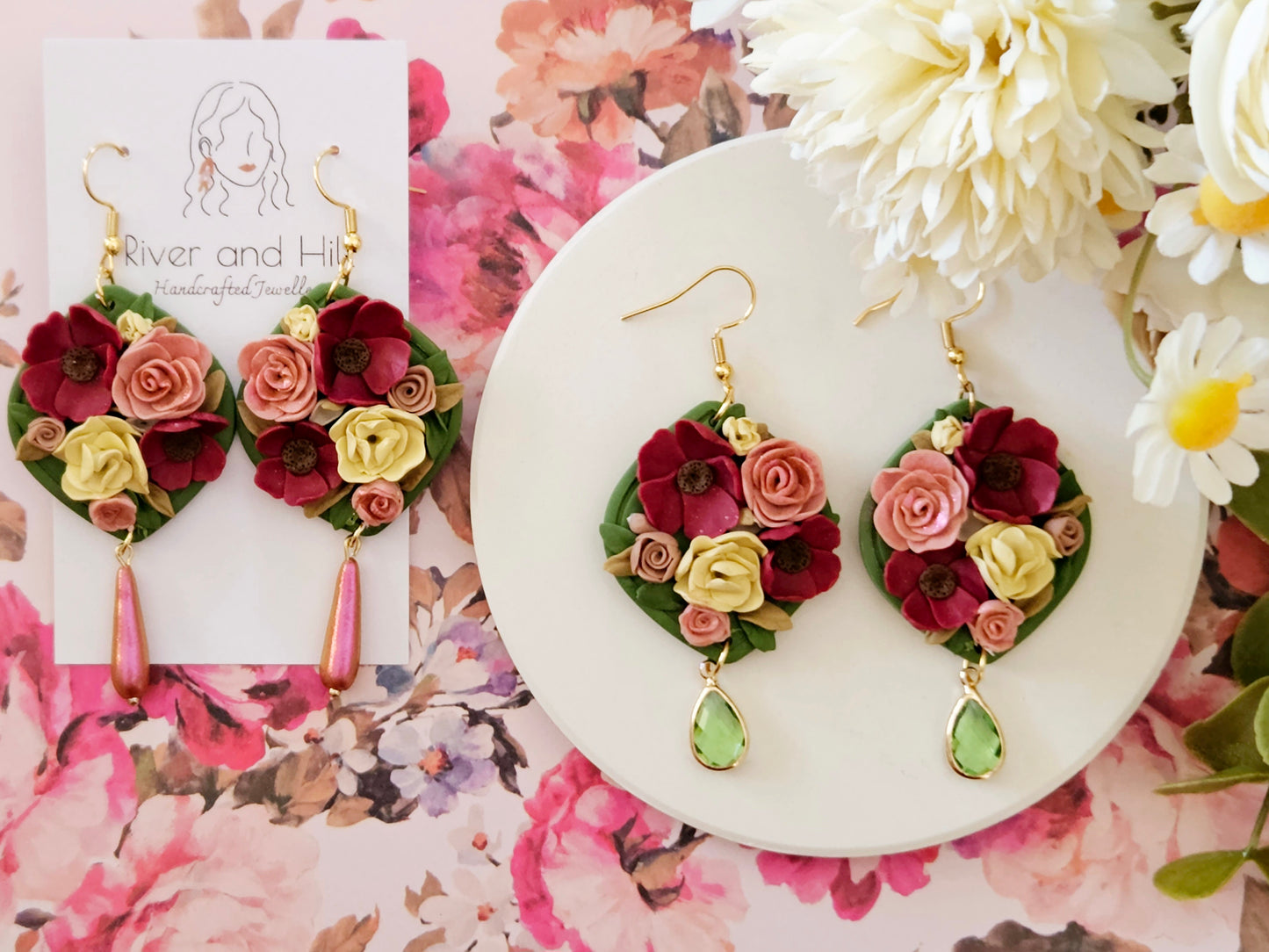 Floral Vintage Earrings