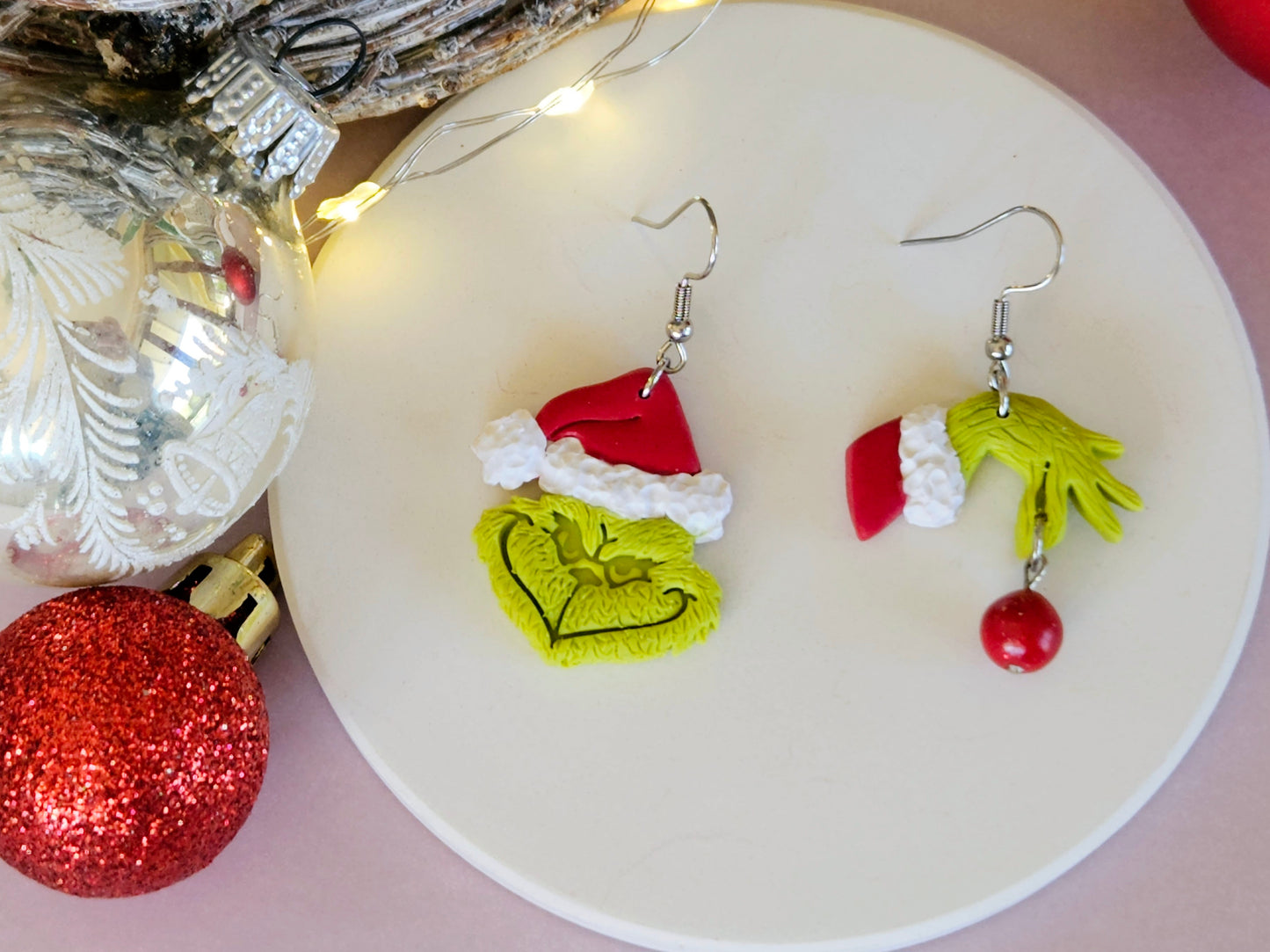 Christmas Grinchy Earrings