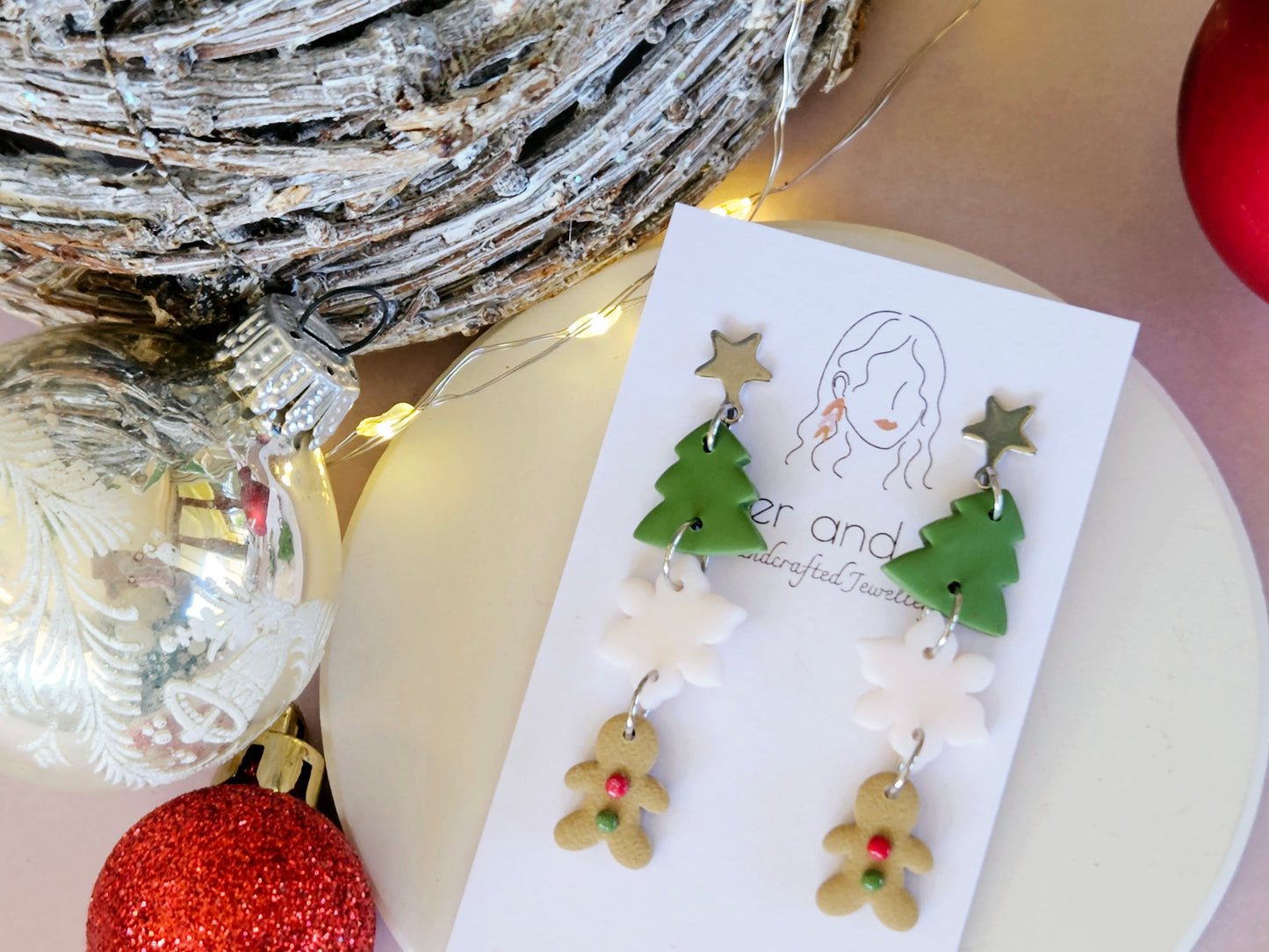 Christmas Mixed Dangle Earrings