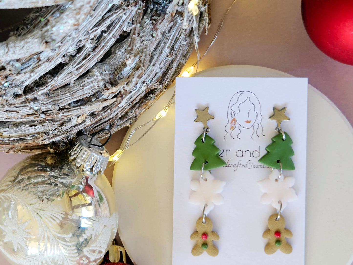 Christmas Mixed Dangle Earrings