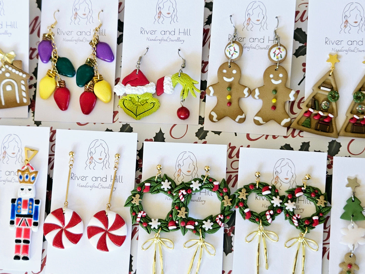 Christmas Grinchy Earrings