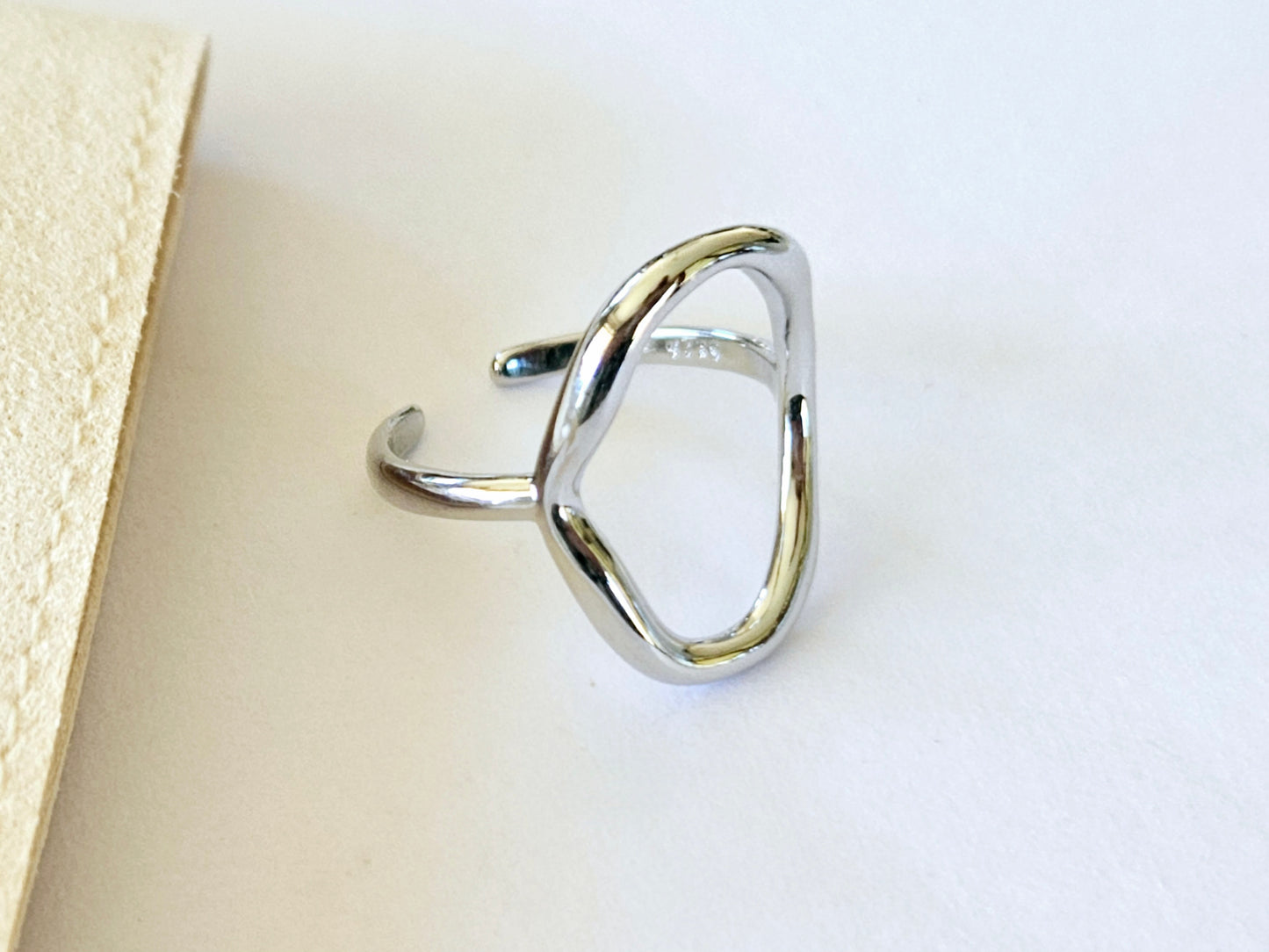 Sterling Silver Hollow Ring