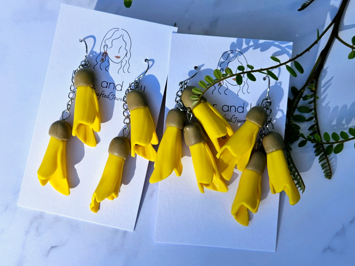 Kowhai Dangle Earrings