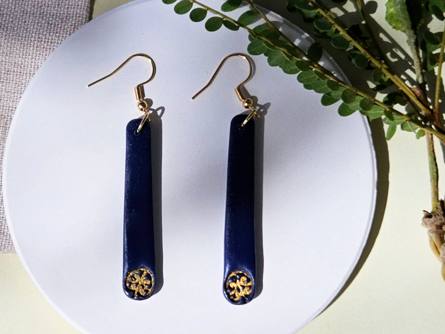 Mangopare Navy Earrings