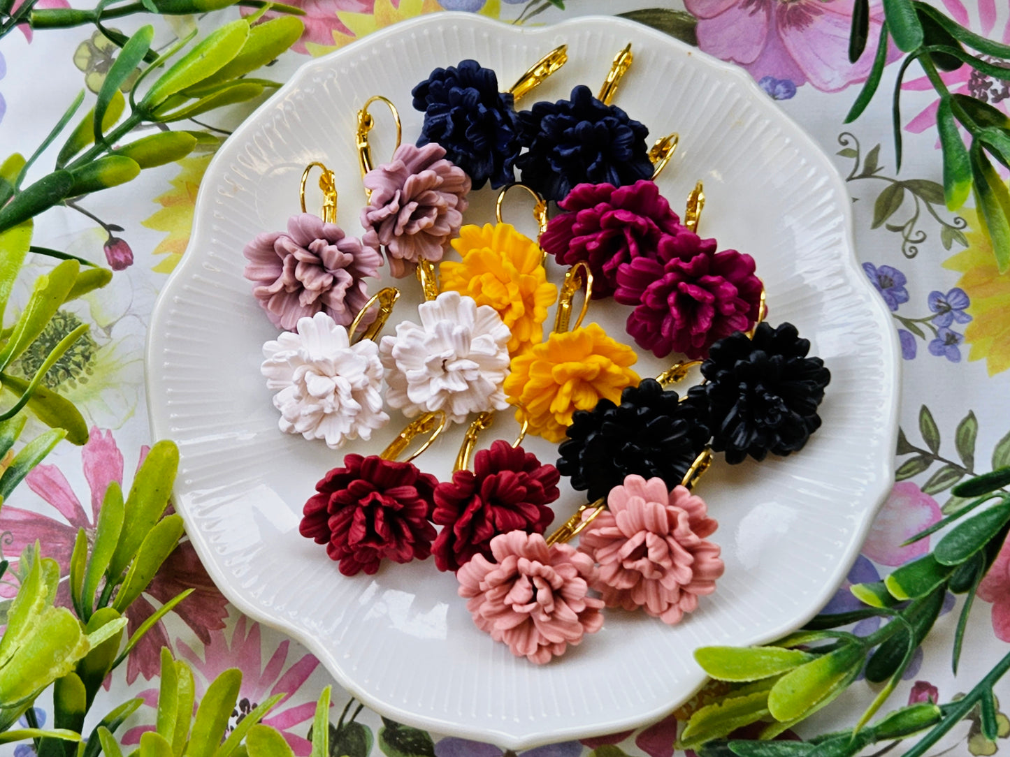 Carnation Dusty Pink Earrings