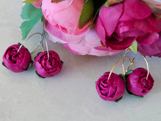 Peonies Wine Hoops